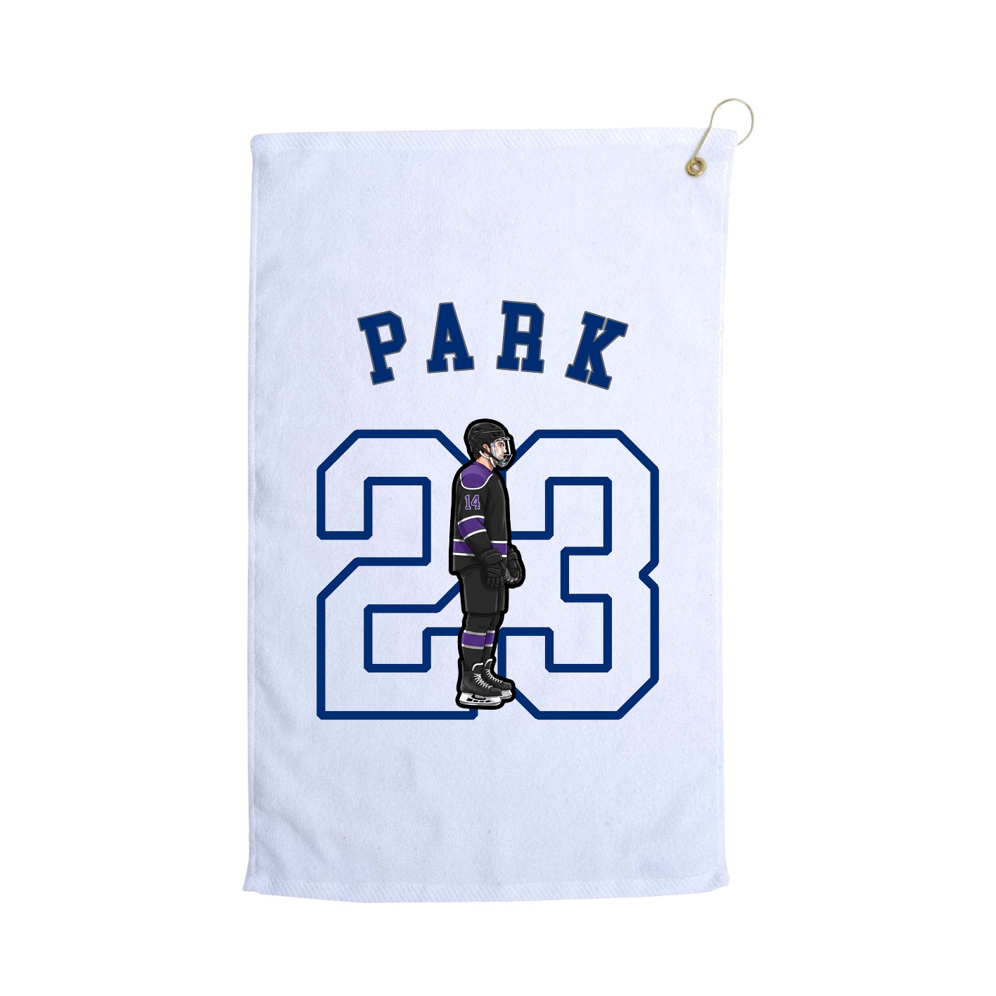 Golf Towel — Shirsey Arch in White