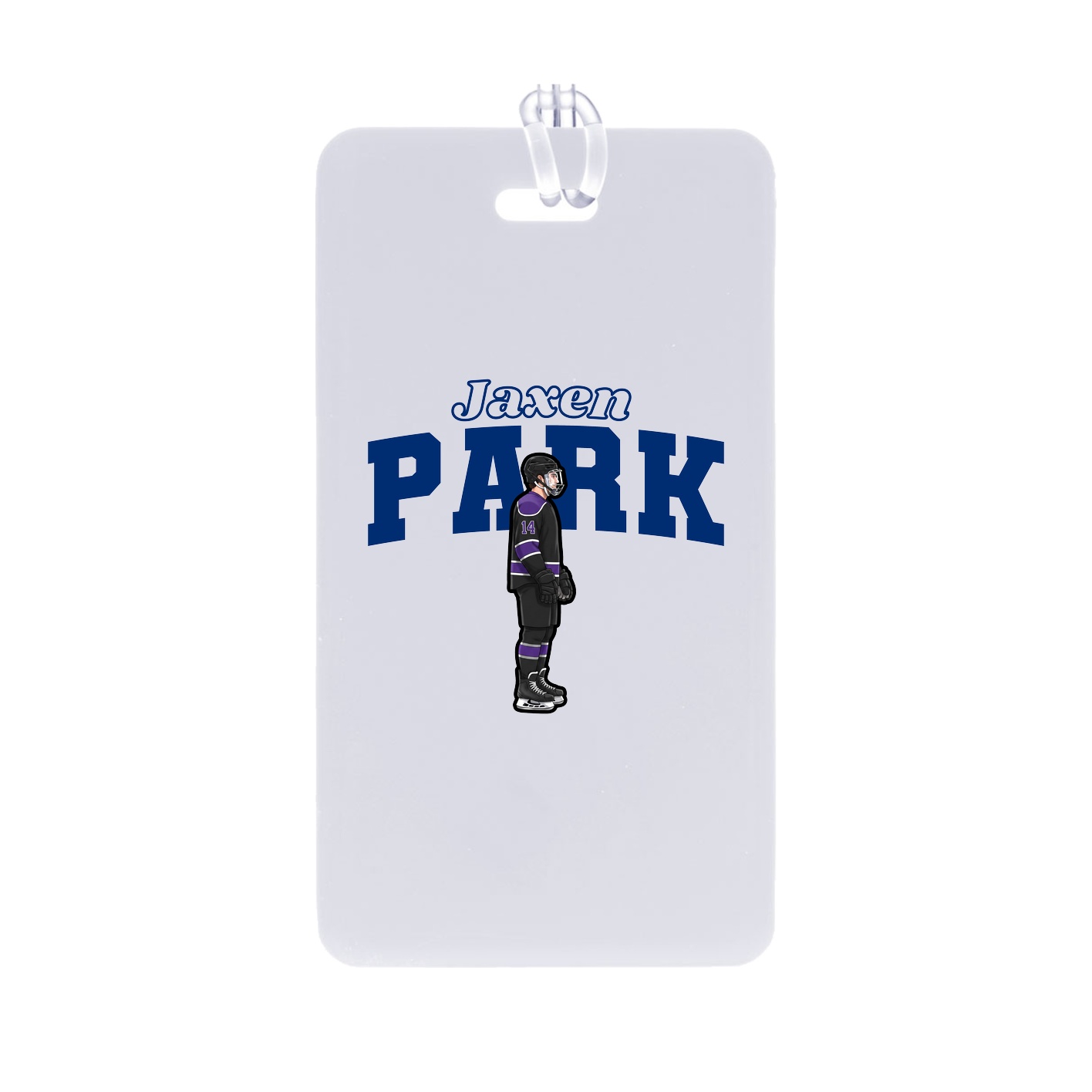 Bag Tag — Name Arch in Classic