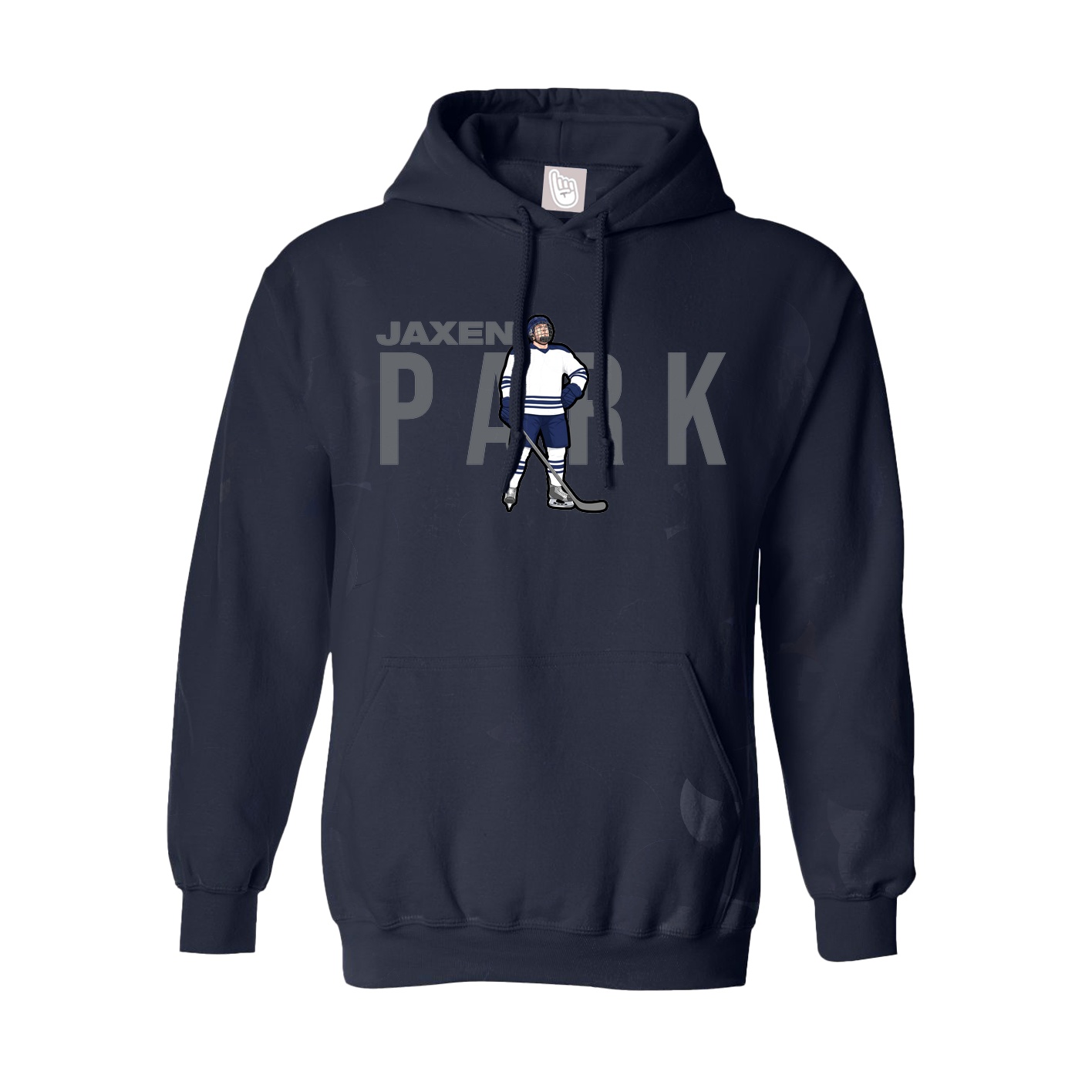 Youth Hoodie — Player Name in Navy