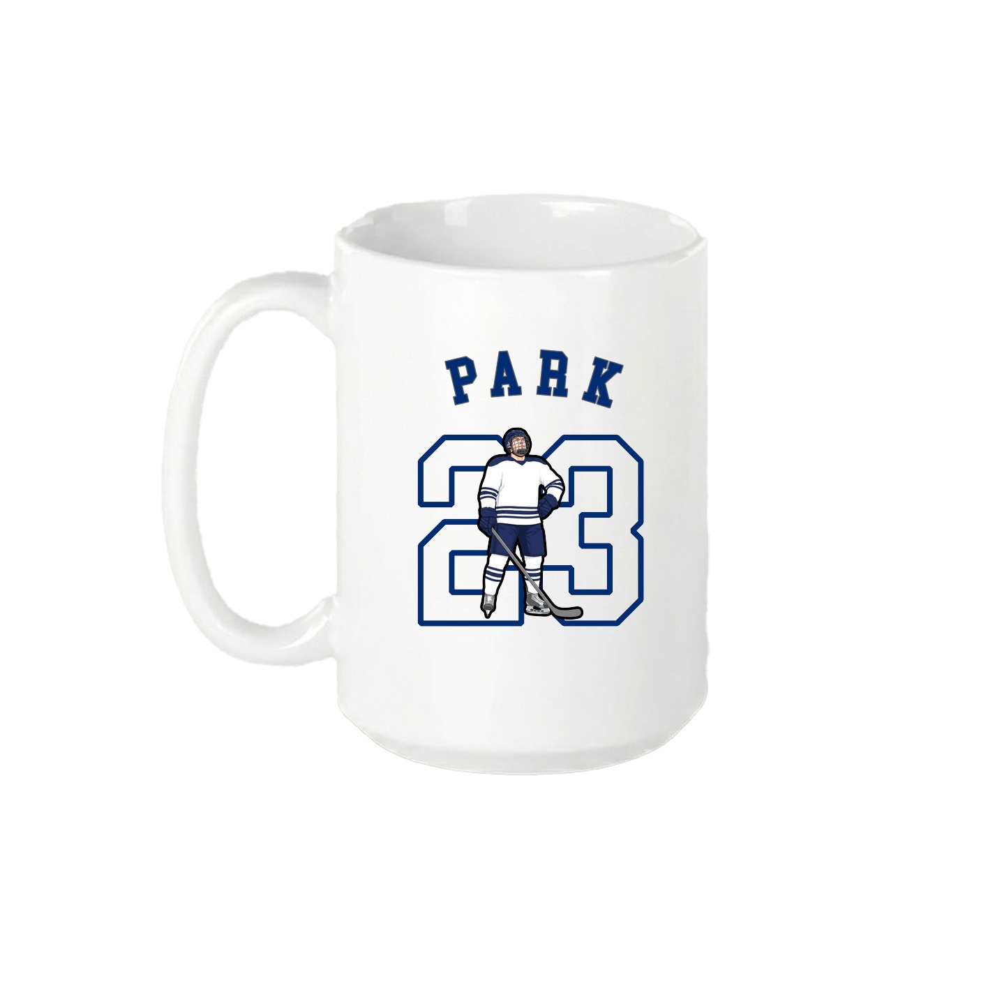 15oz Coffee Mug — Shirsey Arch in White