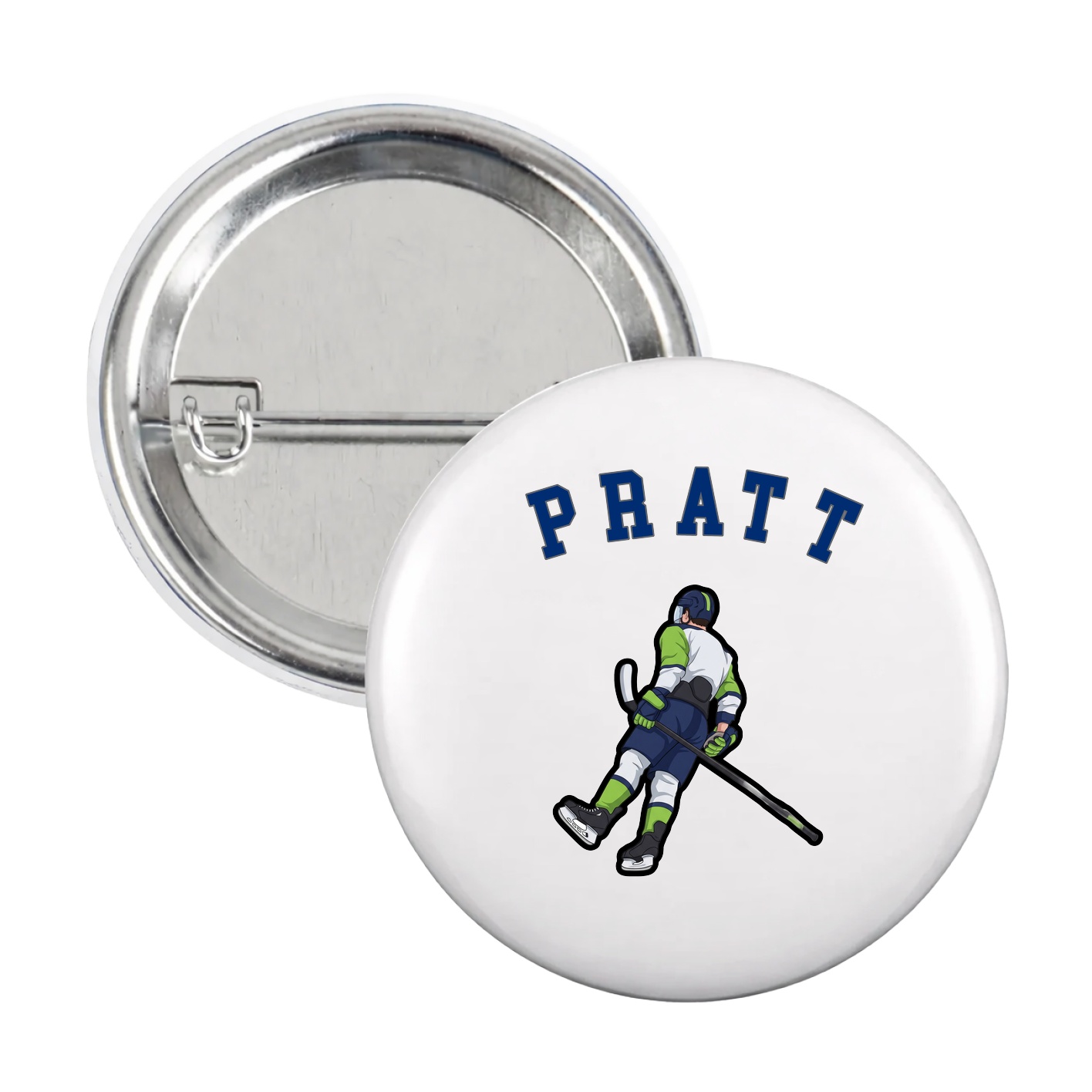 Game Day Button — Shirsey Arch in White