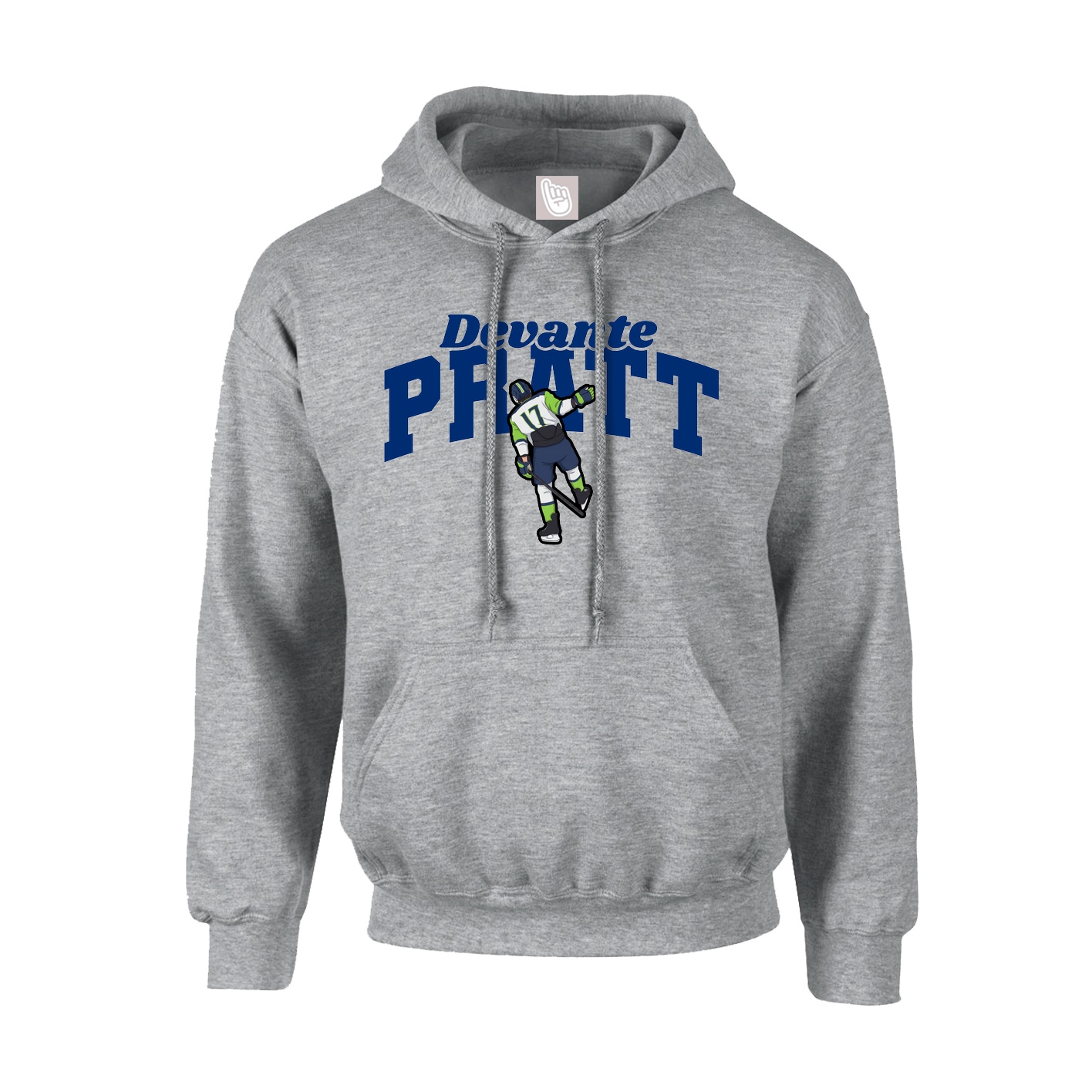 Hoodie — Signature Arch in Grey