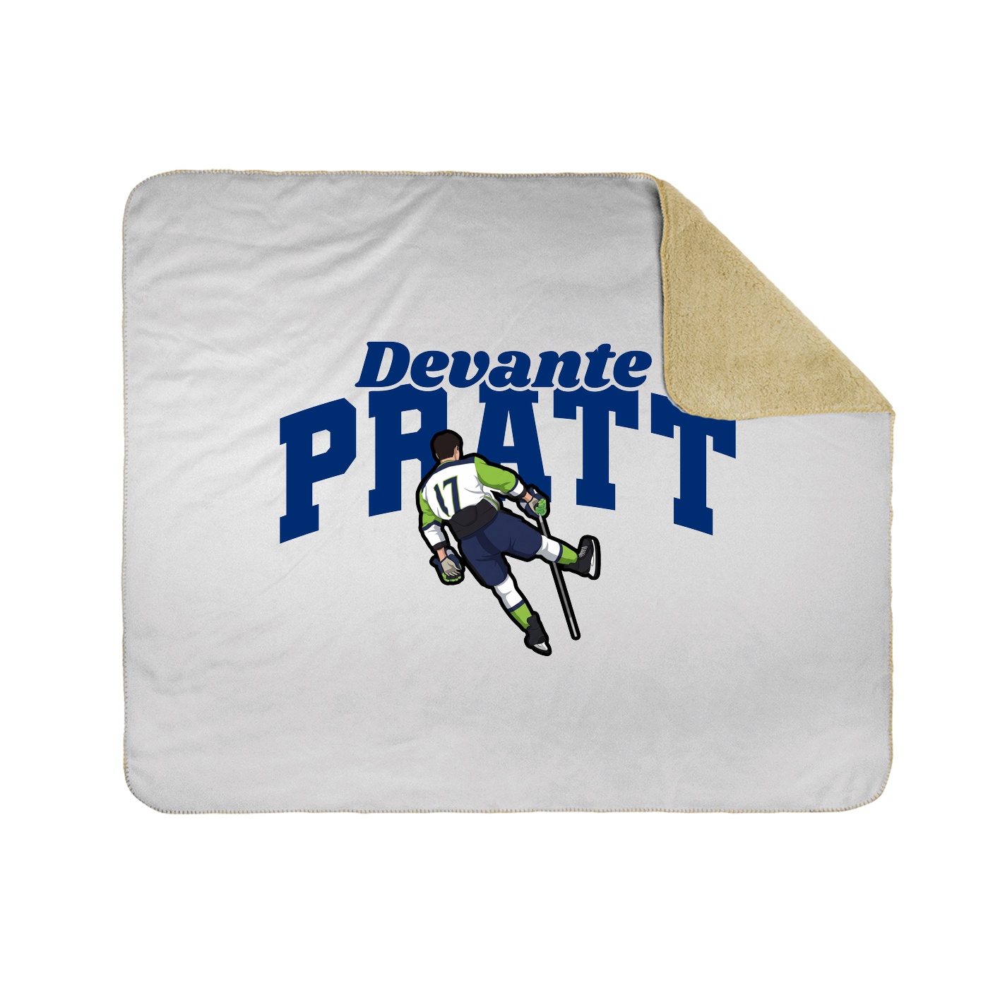 Throw Blanket — Signature Arch in White