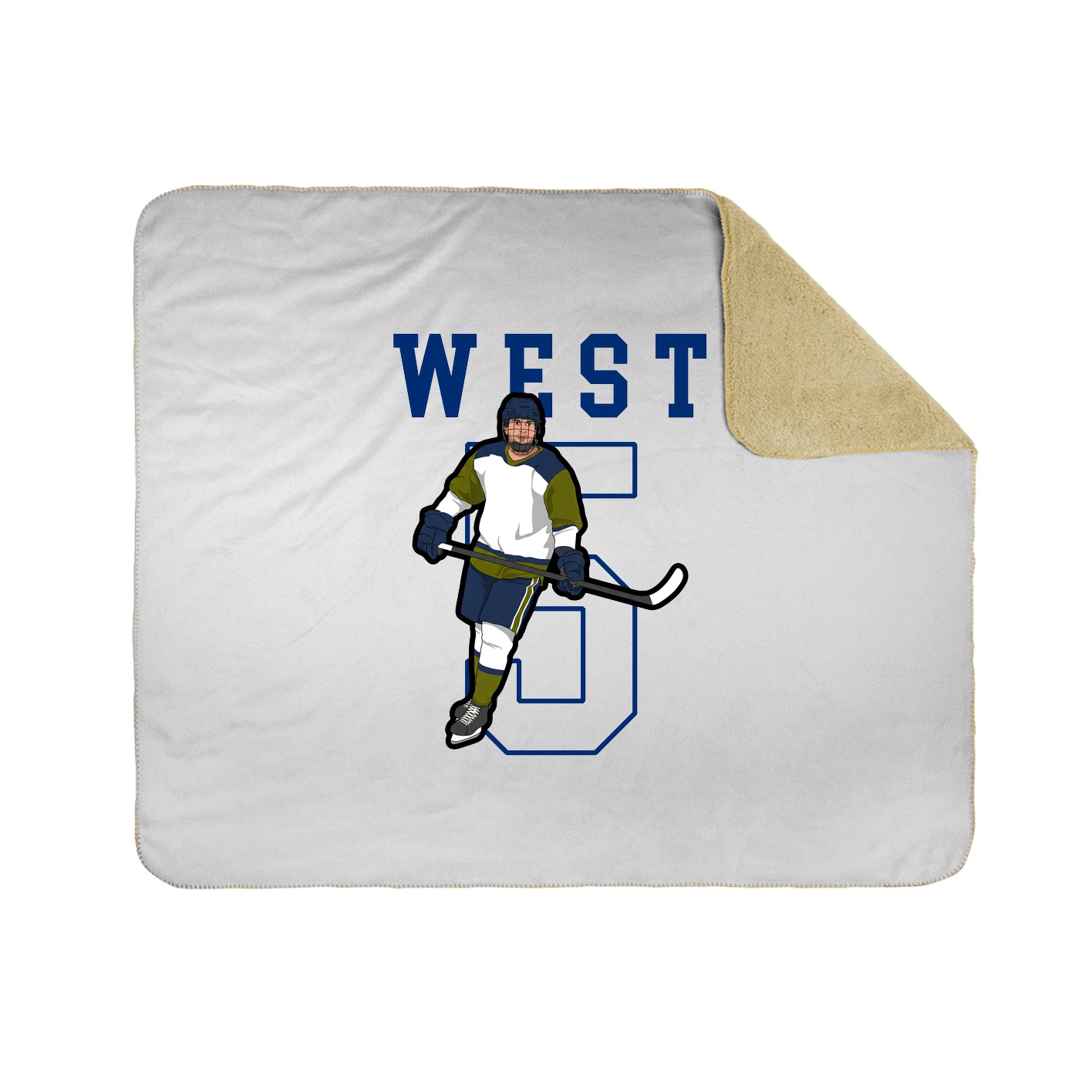 Throw Blanket — Shirsey in White
