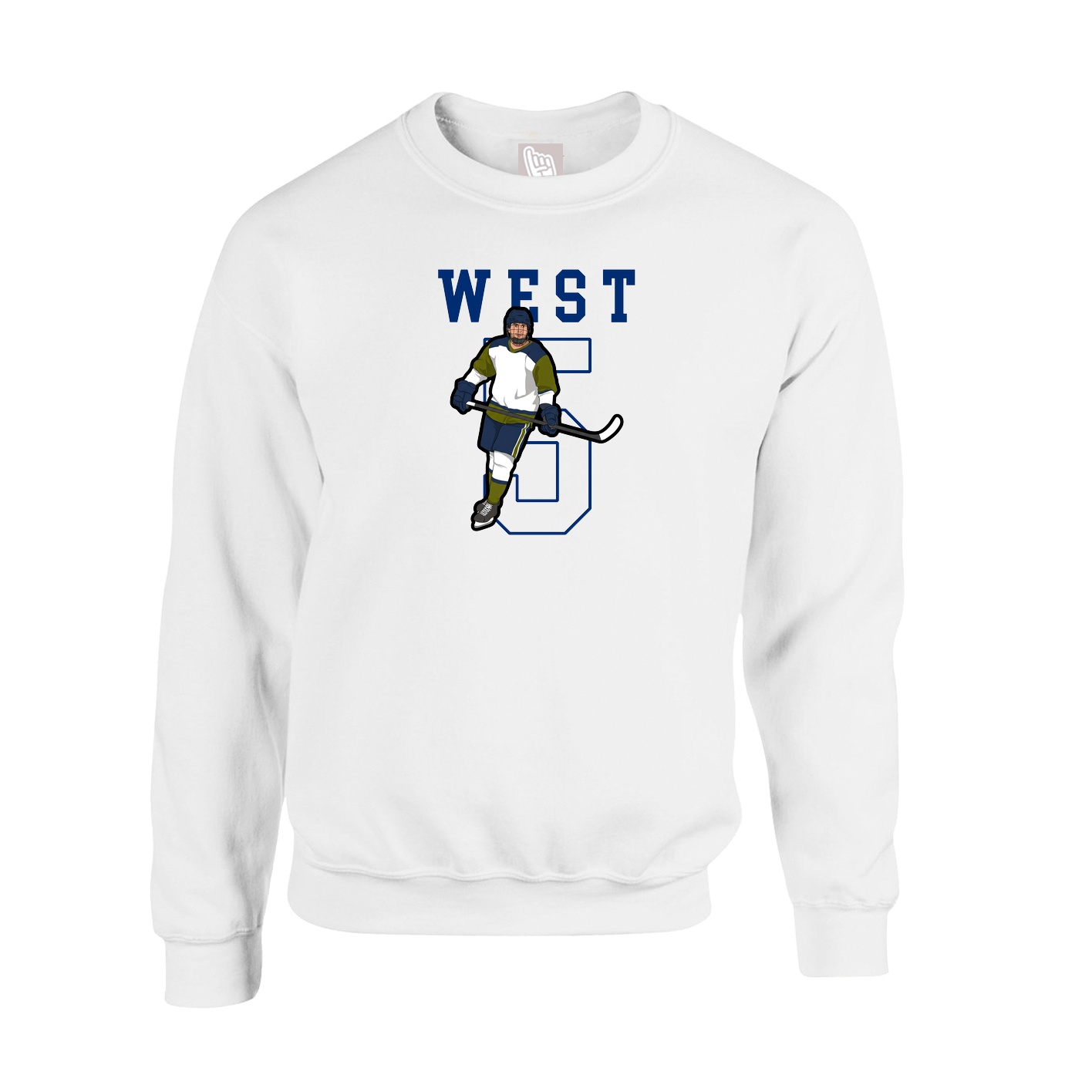 Fleece Crew — Shirsey in White