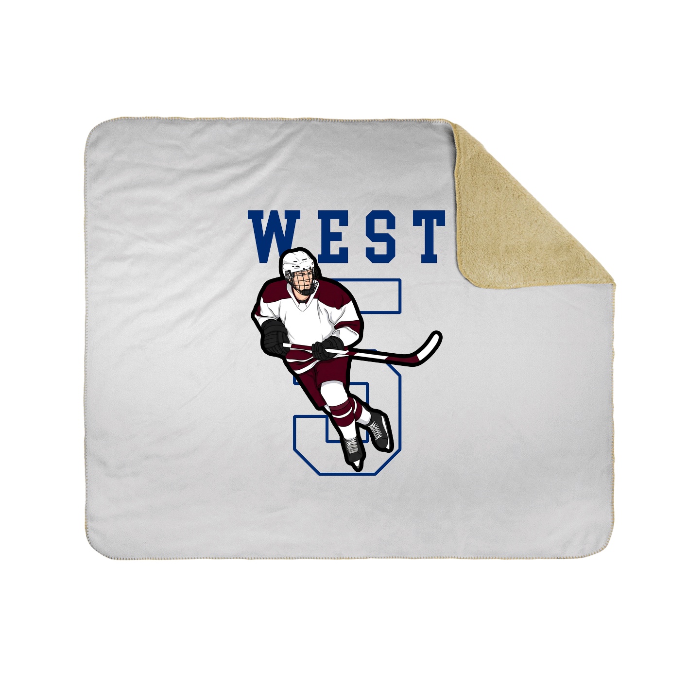 Throw Blanket — Shirsey in White