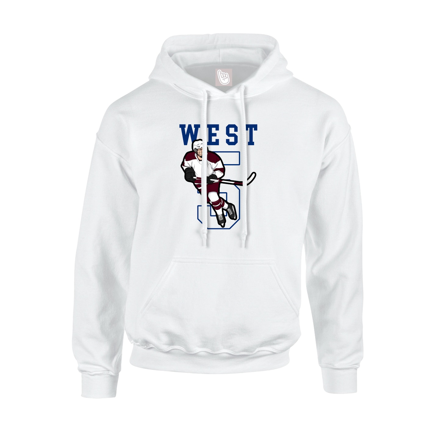 Hoodie — Shirsey in White