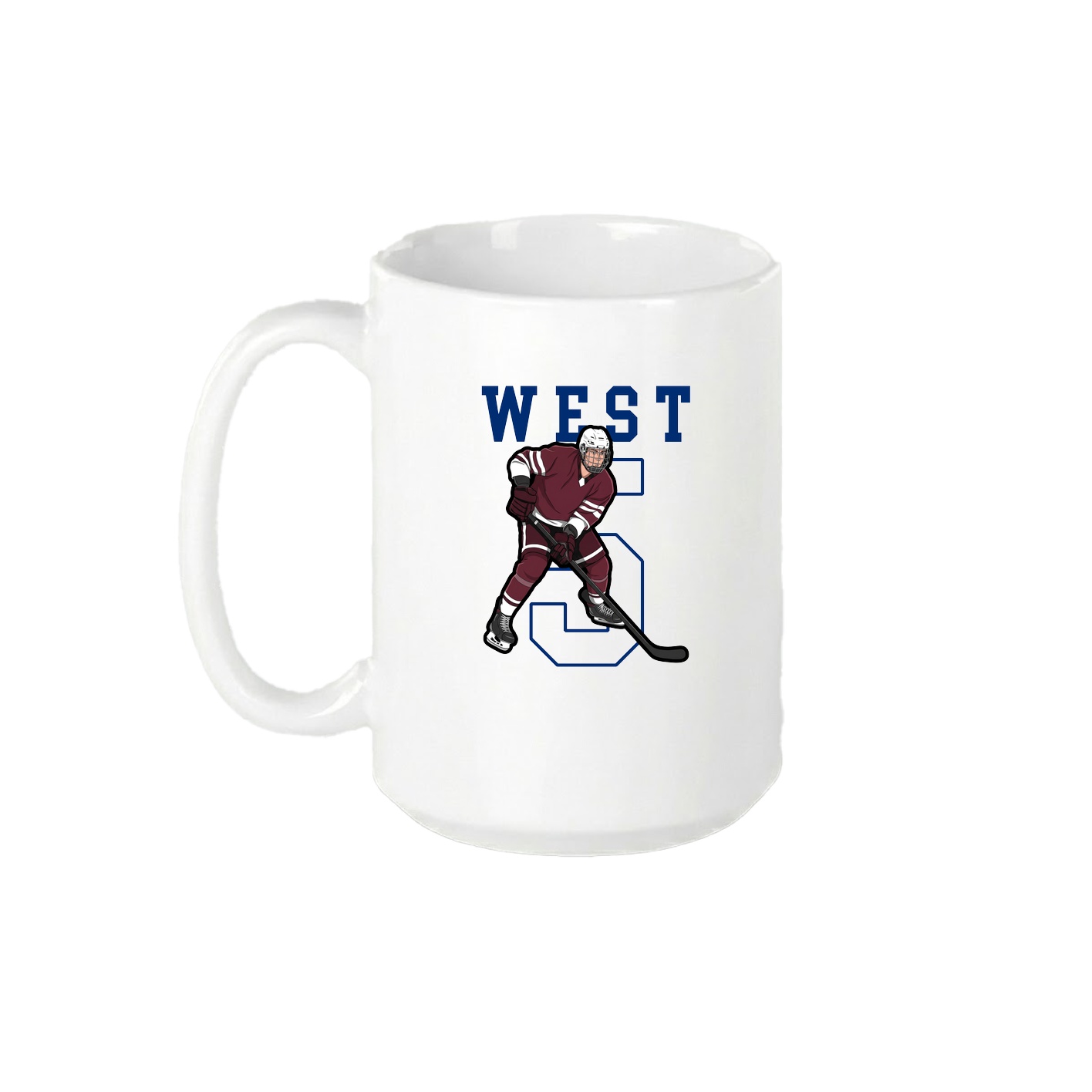 15oz Coffee Mug — Shirsey in White