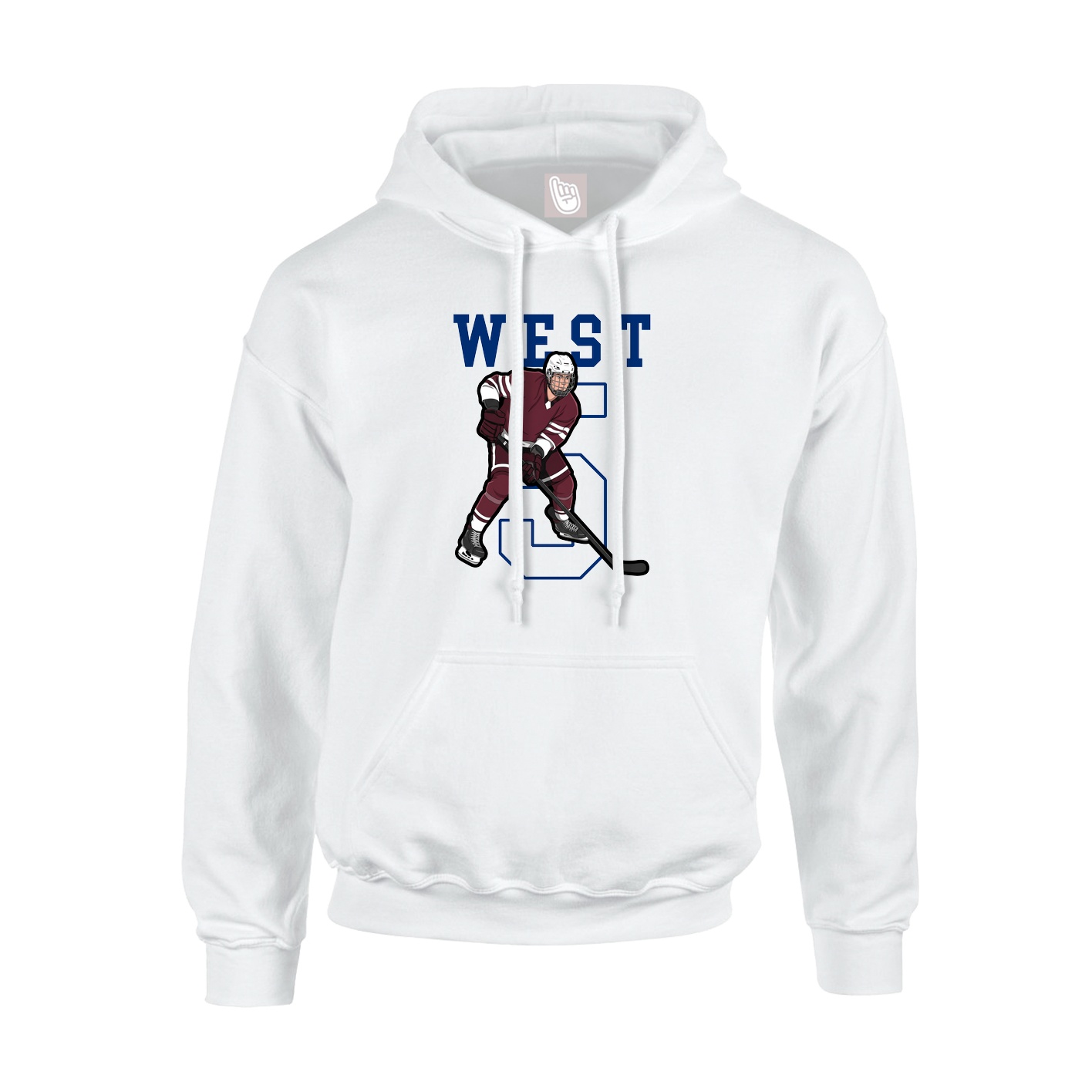 Youth Hoodie — Shirsey in White
