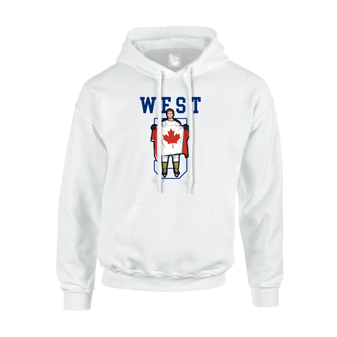 Hoodie — Shirsey in White