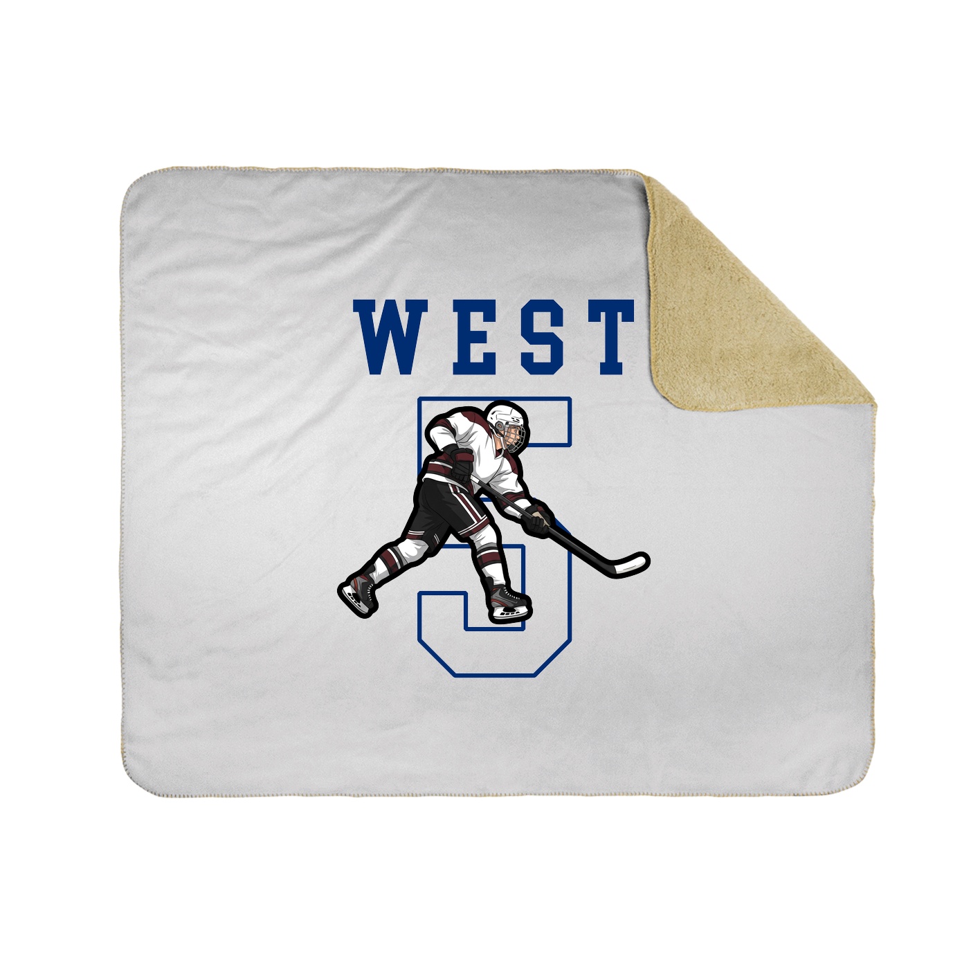 Throw Blanket — Shirsey in White