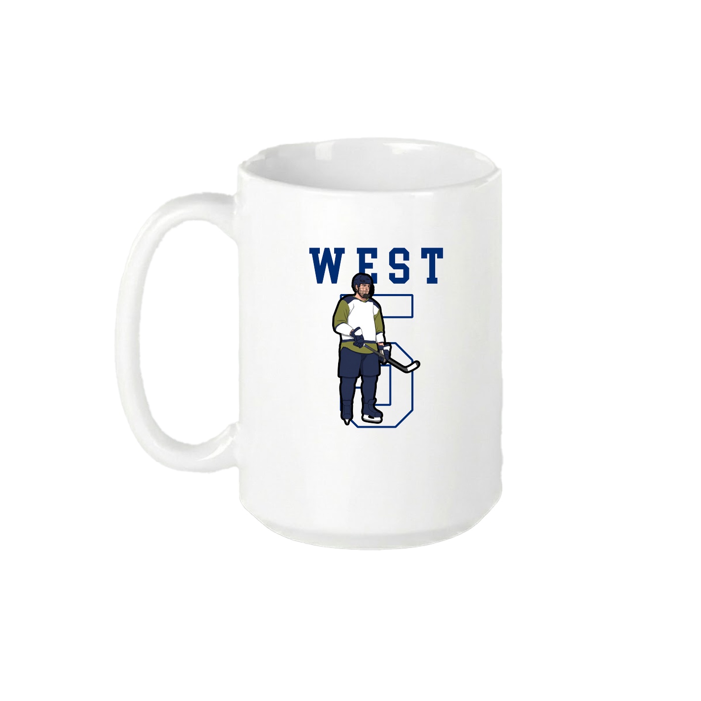 15oz Coffee Mug — Shirsey in White