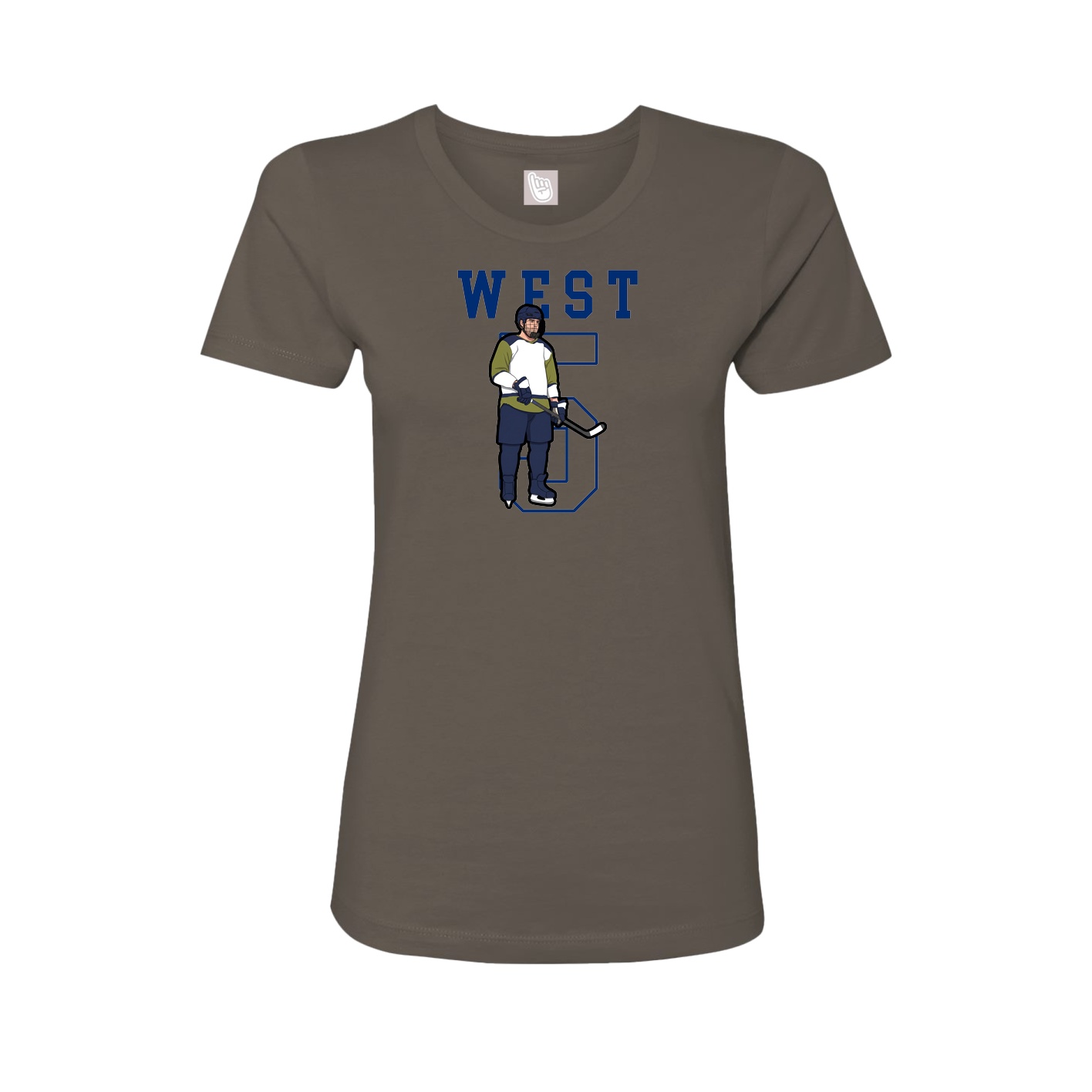 Fitted Women's Tee — Shirsey in Grey