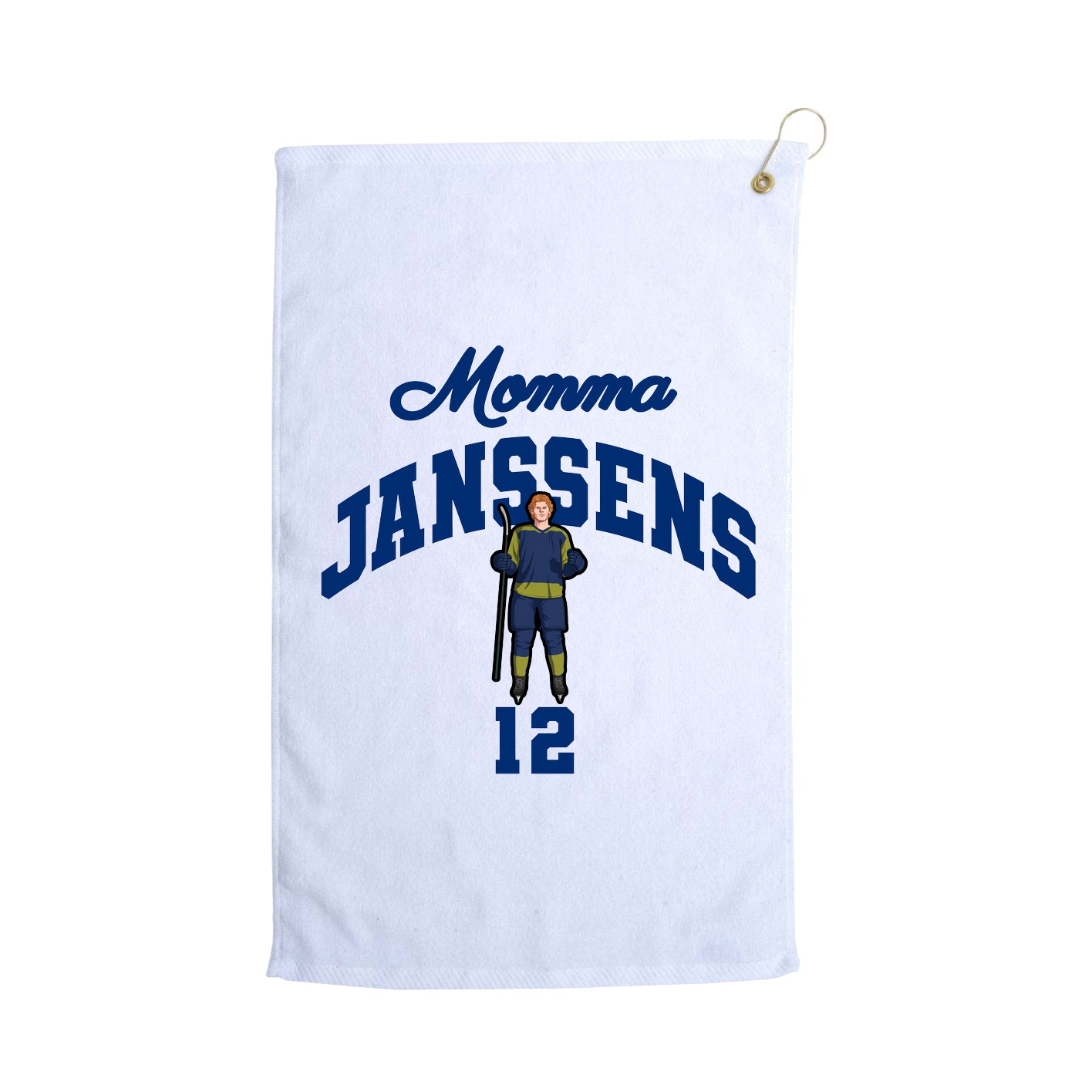 Golf Towel — Mothers Day Arch in White
