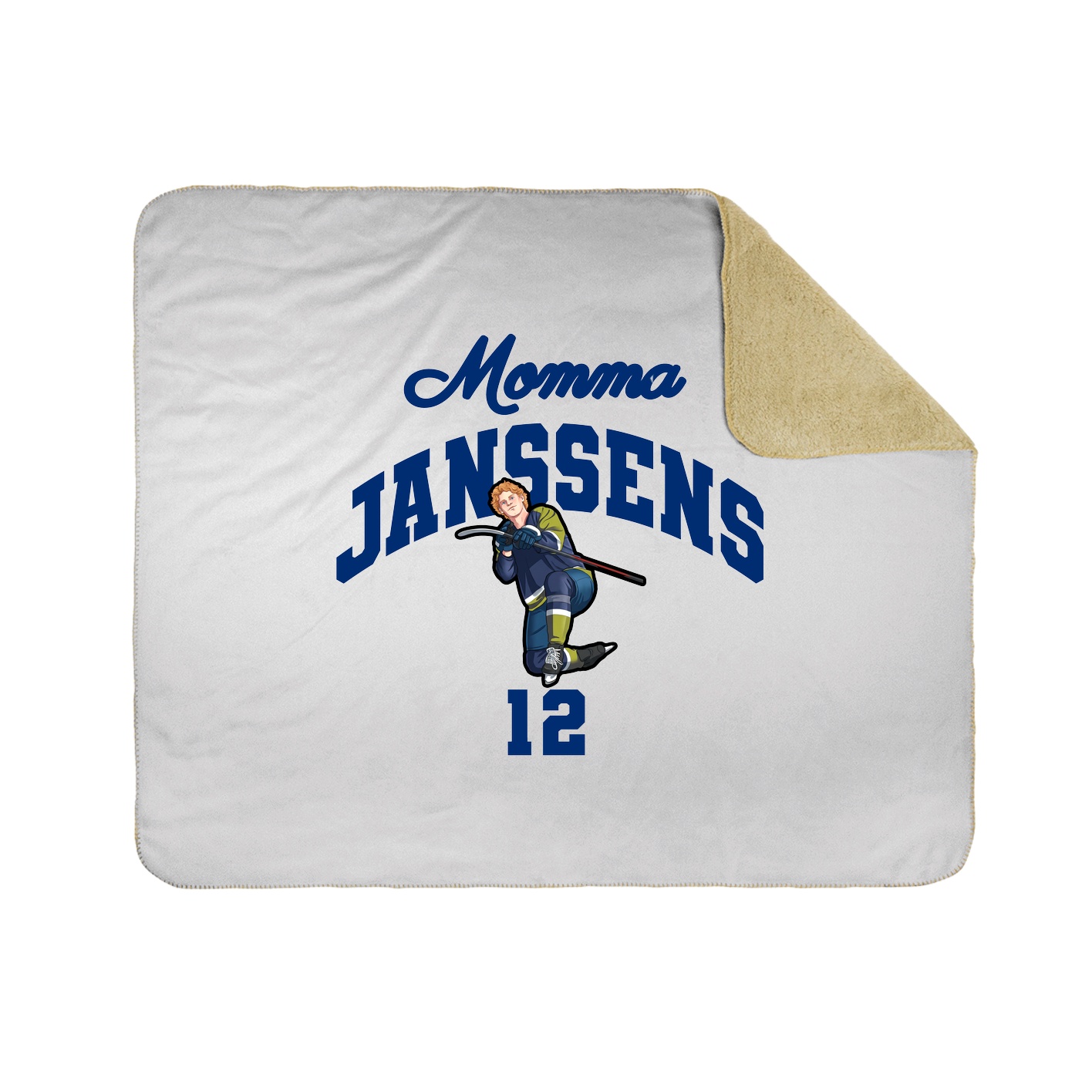 Throw Blanket — Mothers Day Arch in White