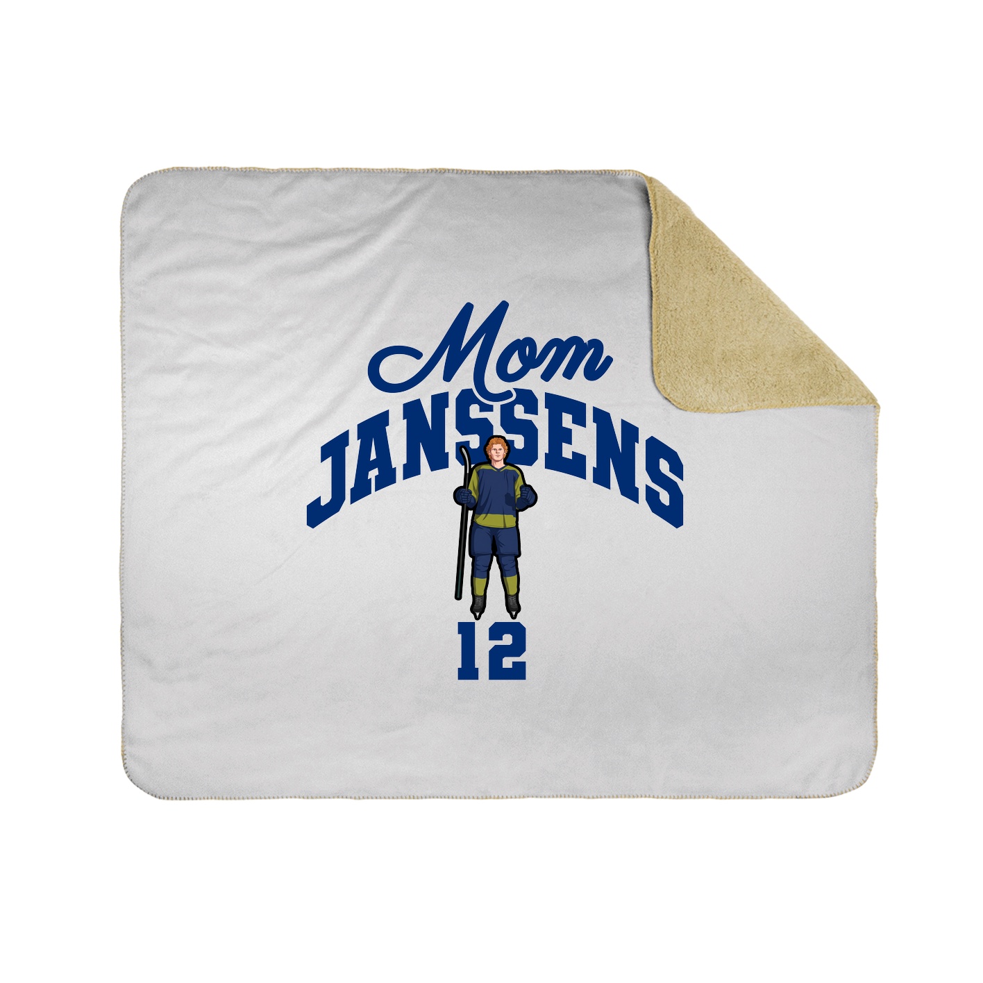 Throw Blanket — Mothers Day Arch in White
