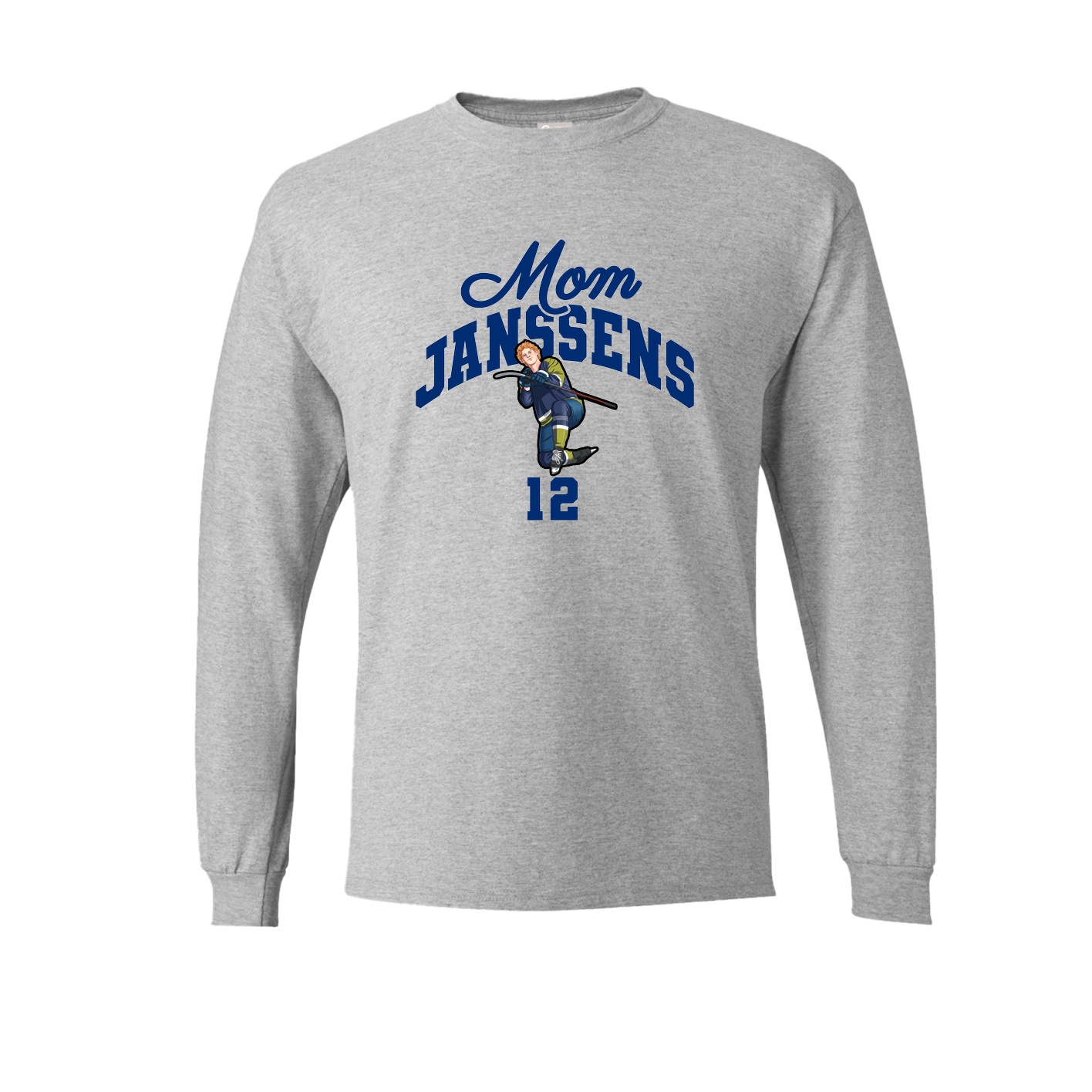 Long Sleeve Tee — Mothers Day Arch in Grey