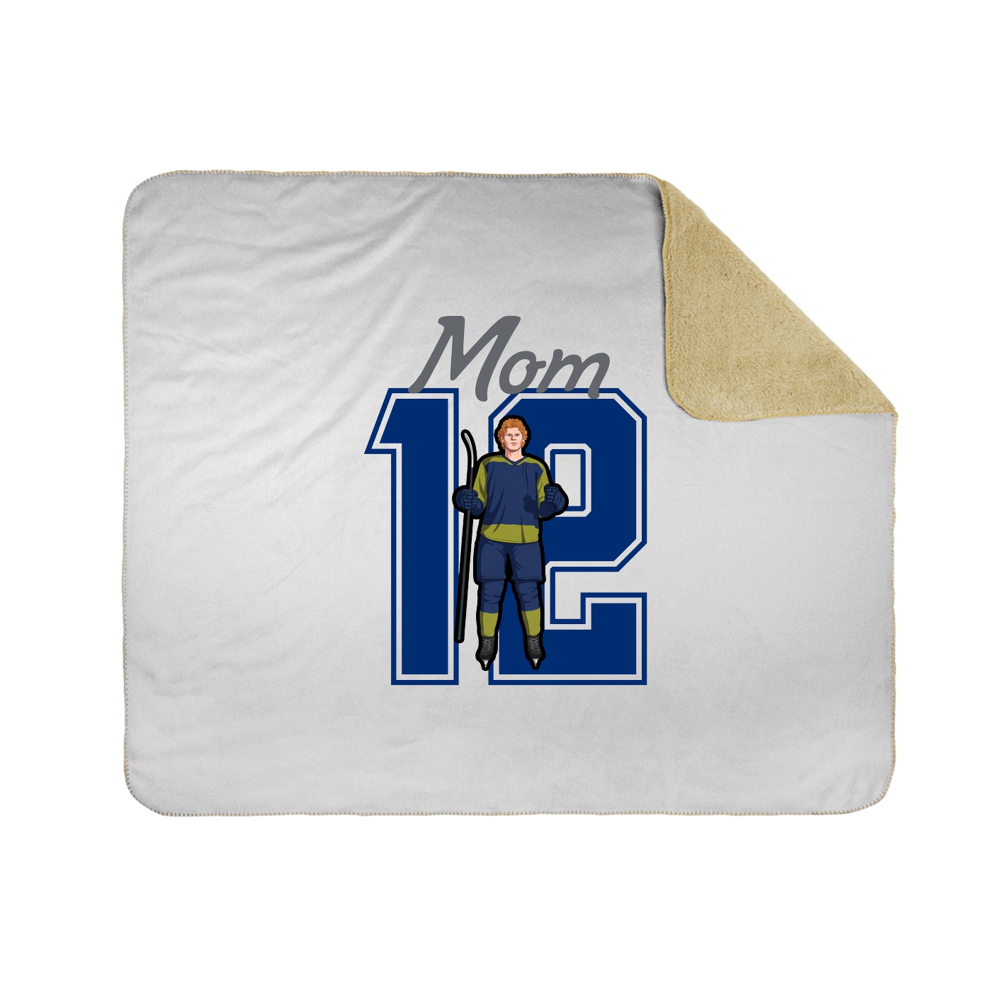 Throw Blanket — Mothers Day Shirsey in White