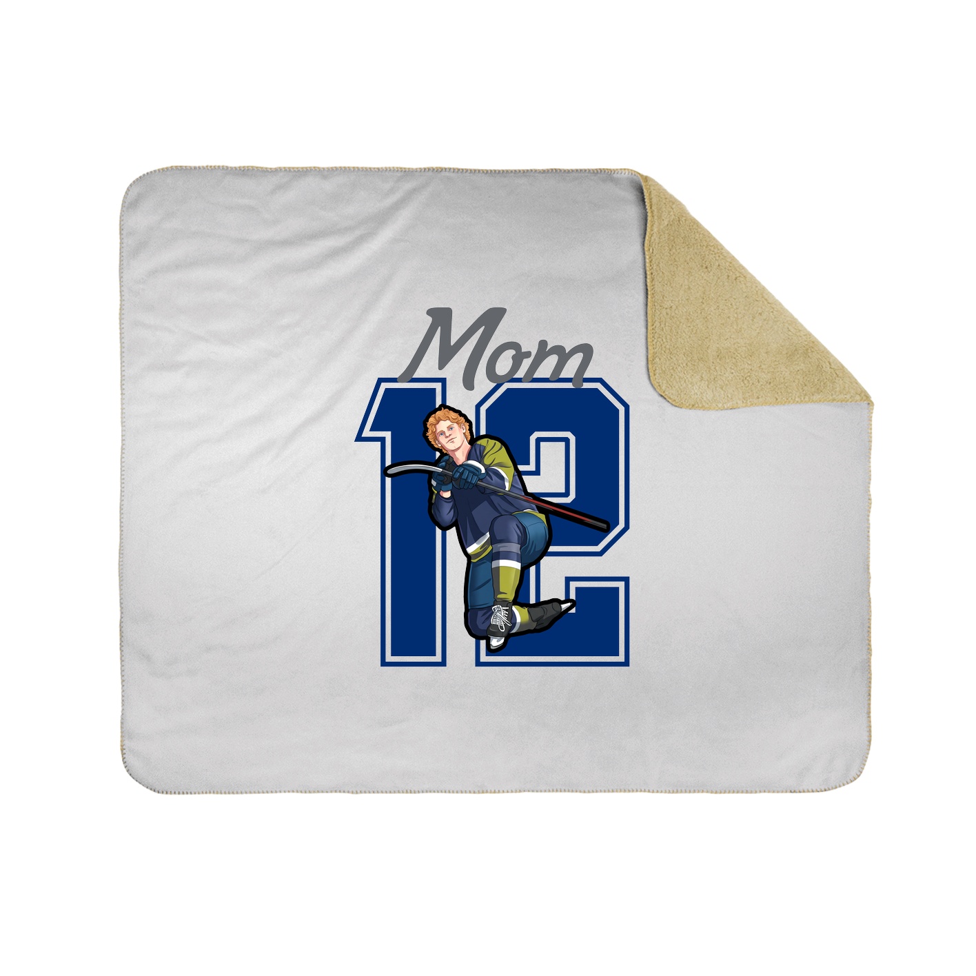 Throw Blanket — Mothers Day Shirsey in White