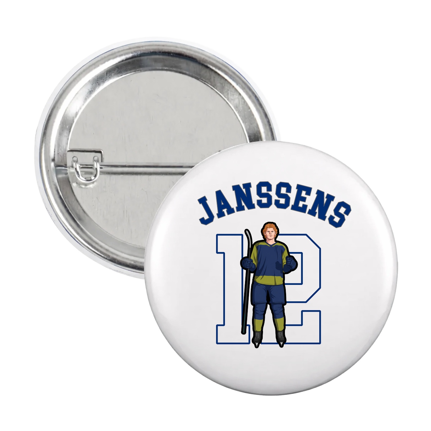 Game Day Button — Shirsey Arch in White