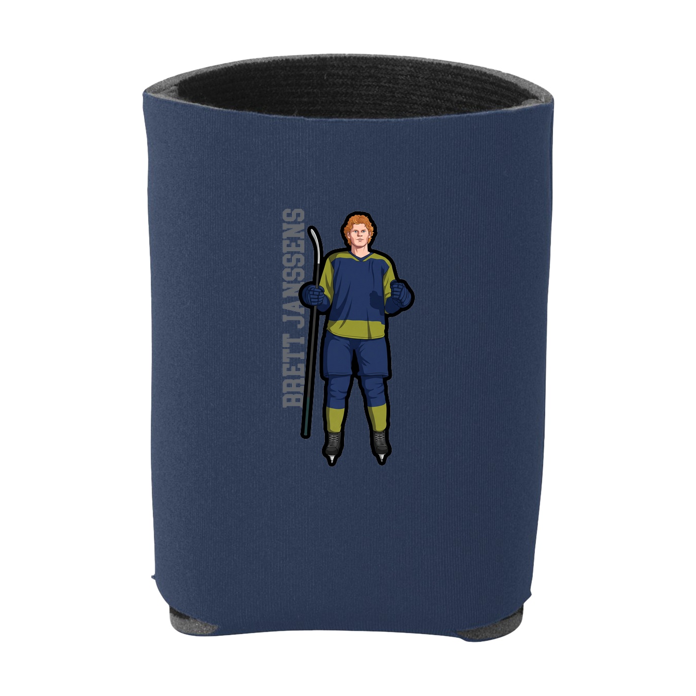 Can Holder — Name Vertical in Navy