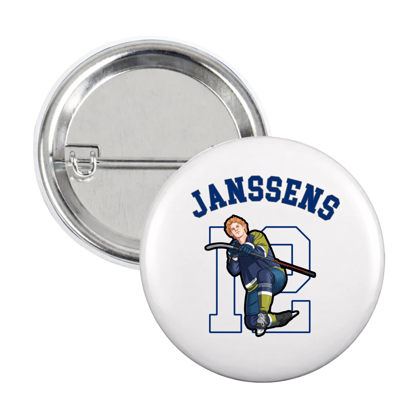 Game Day Button — Shirsey Arch in White