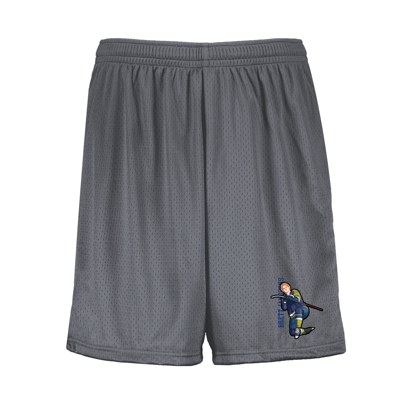 Shorts — Name Vertical in Grey