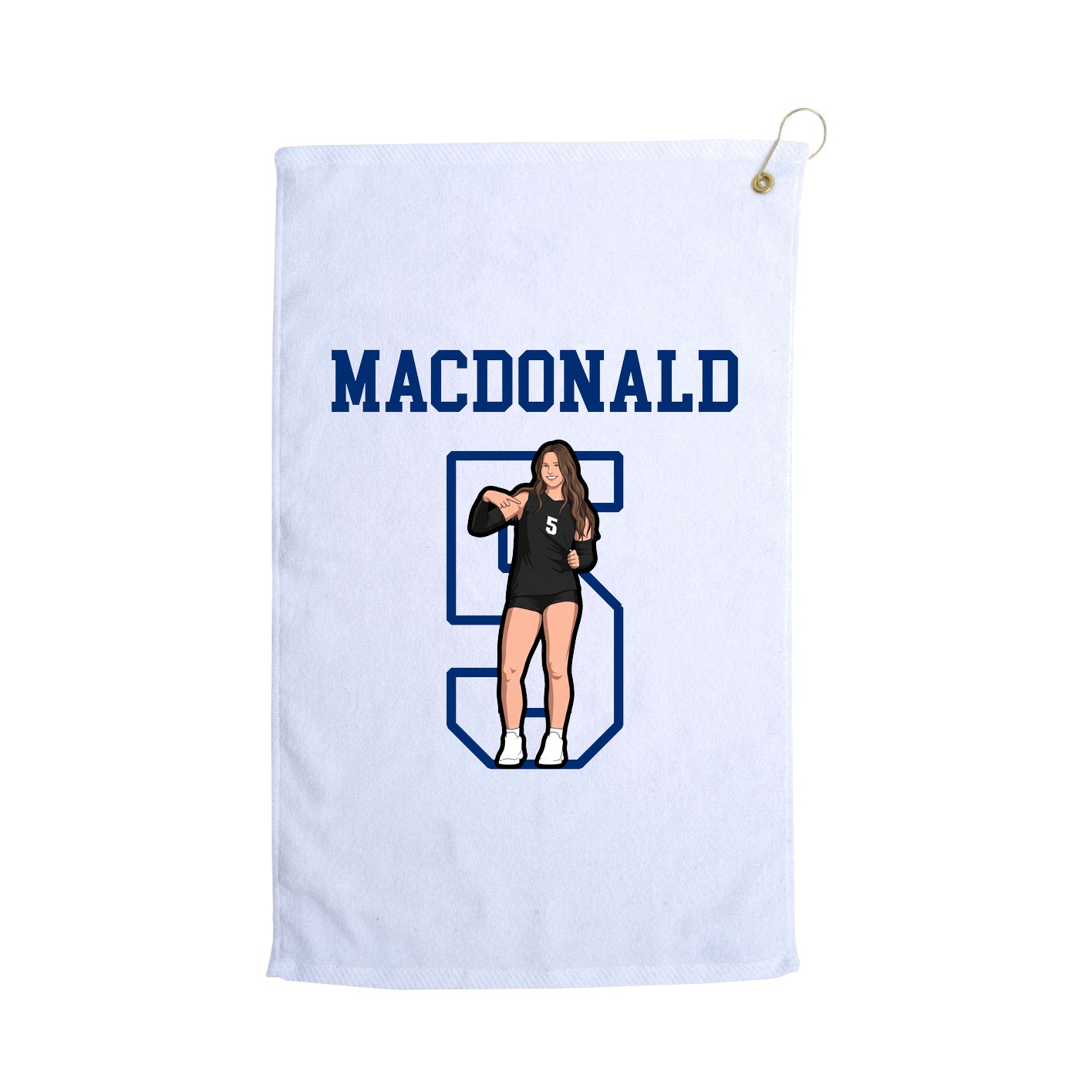 Golf Towel — Shirsey in White