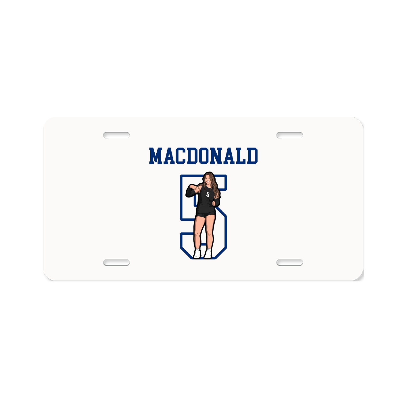 License Plate — Shirsey in Classic