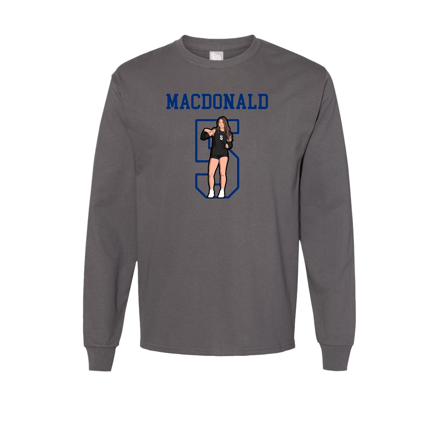 Long Sleeve Tee — Shirsey in Grey
