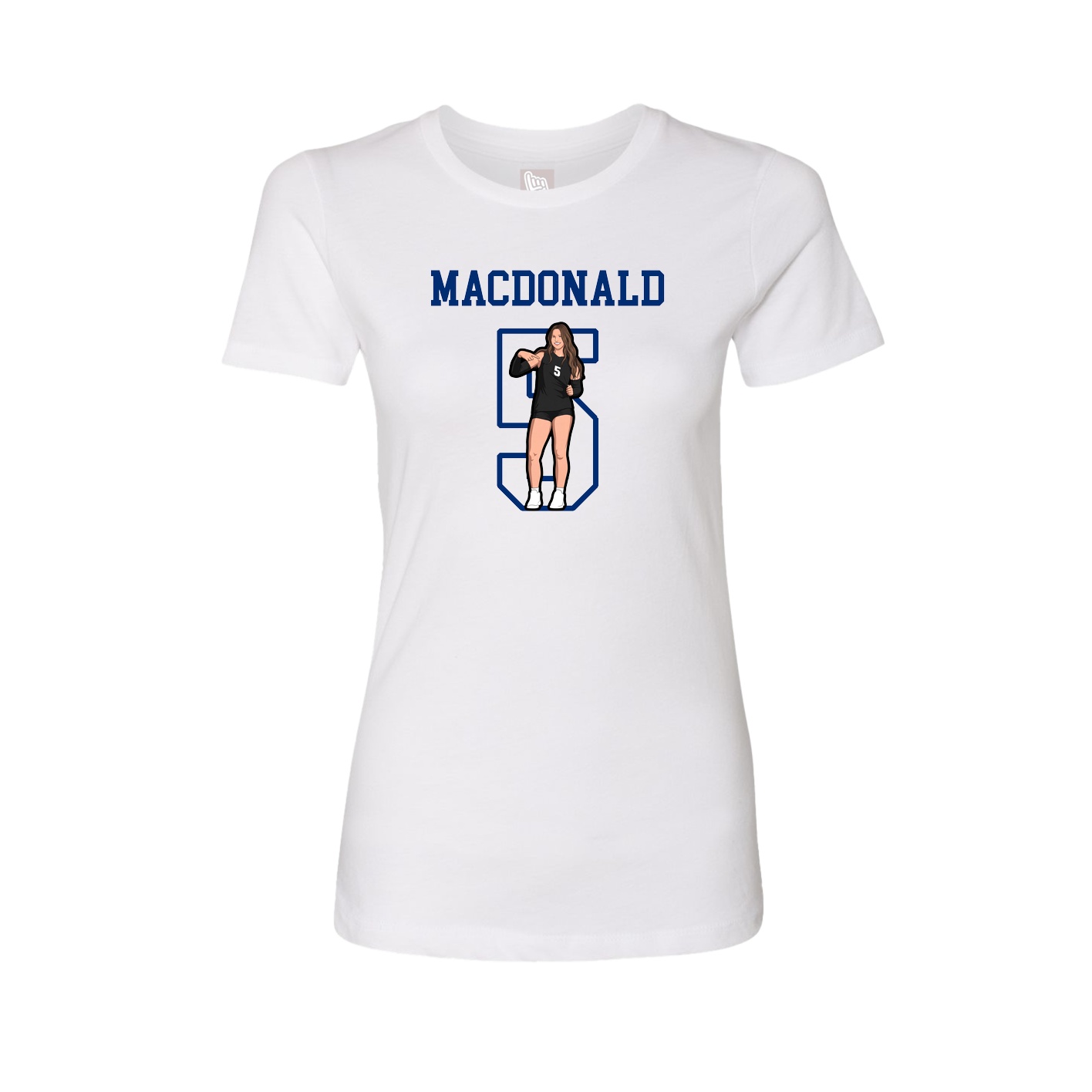 Fitted Women's Tee — Shirsey in White