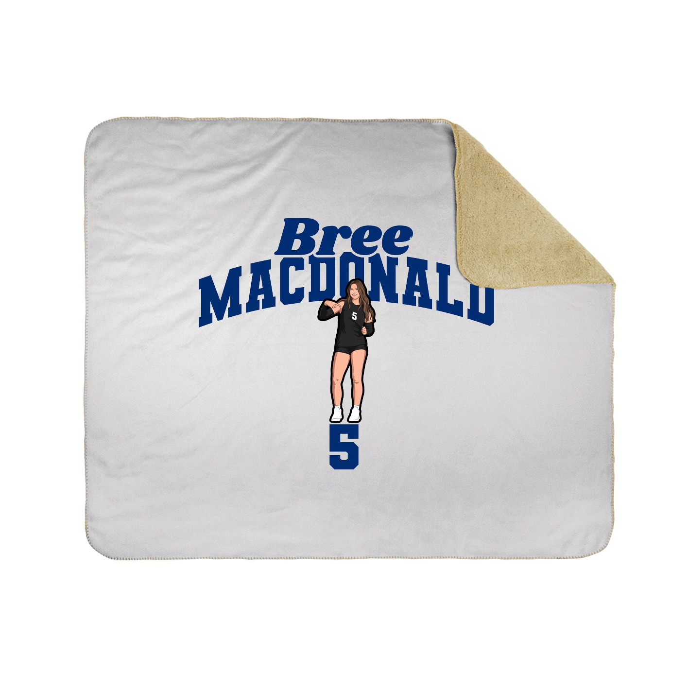 Throw Blanket — Signature Arch in White