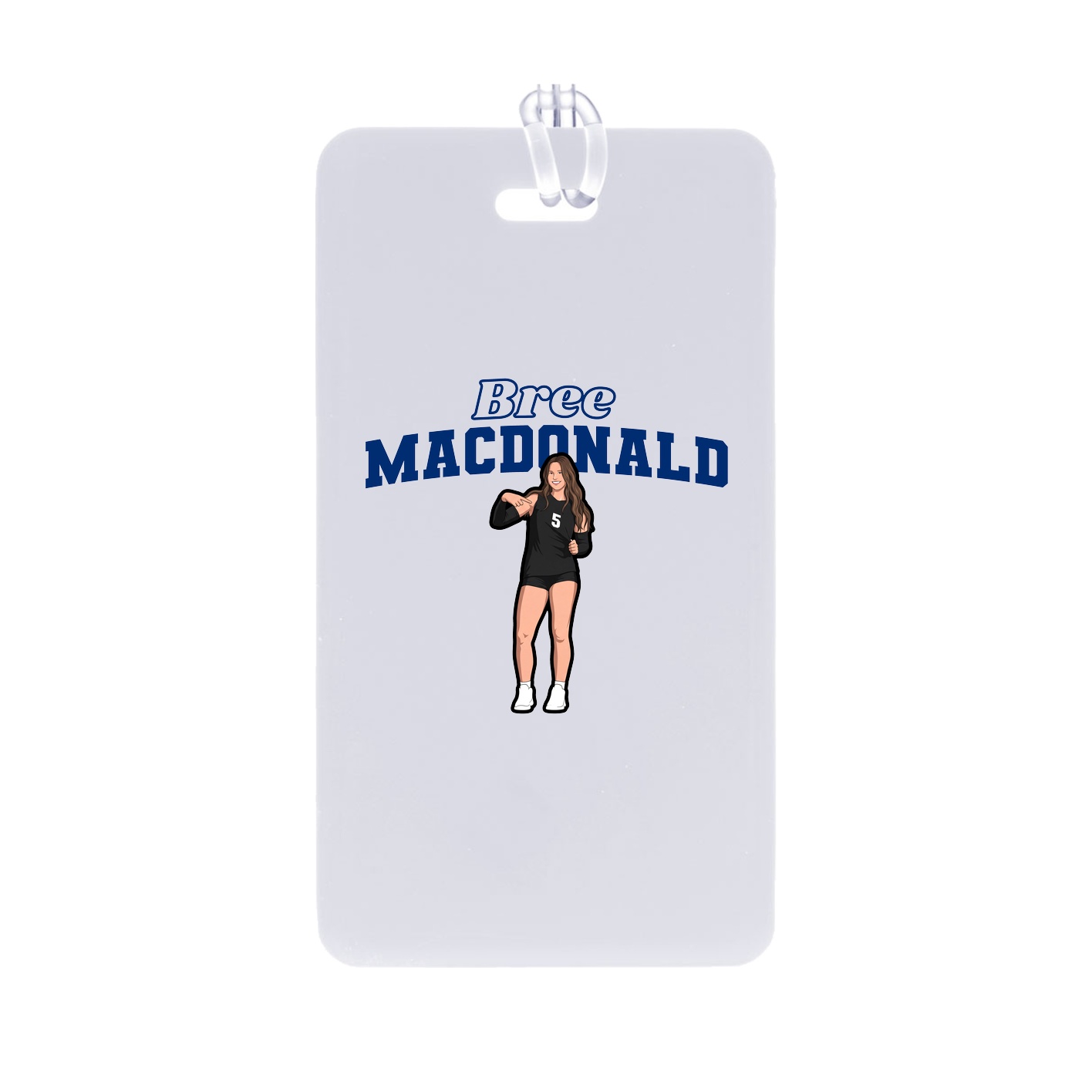 Bag Tag — Name Arch in Classic