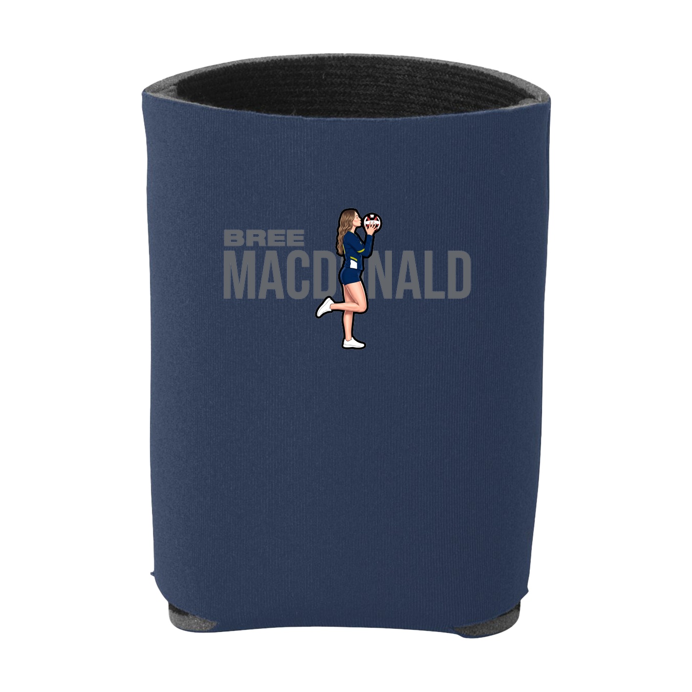 Can Holder — Player Name in Navy