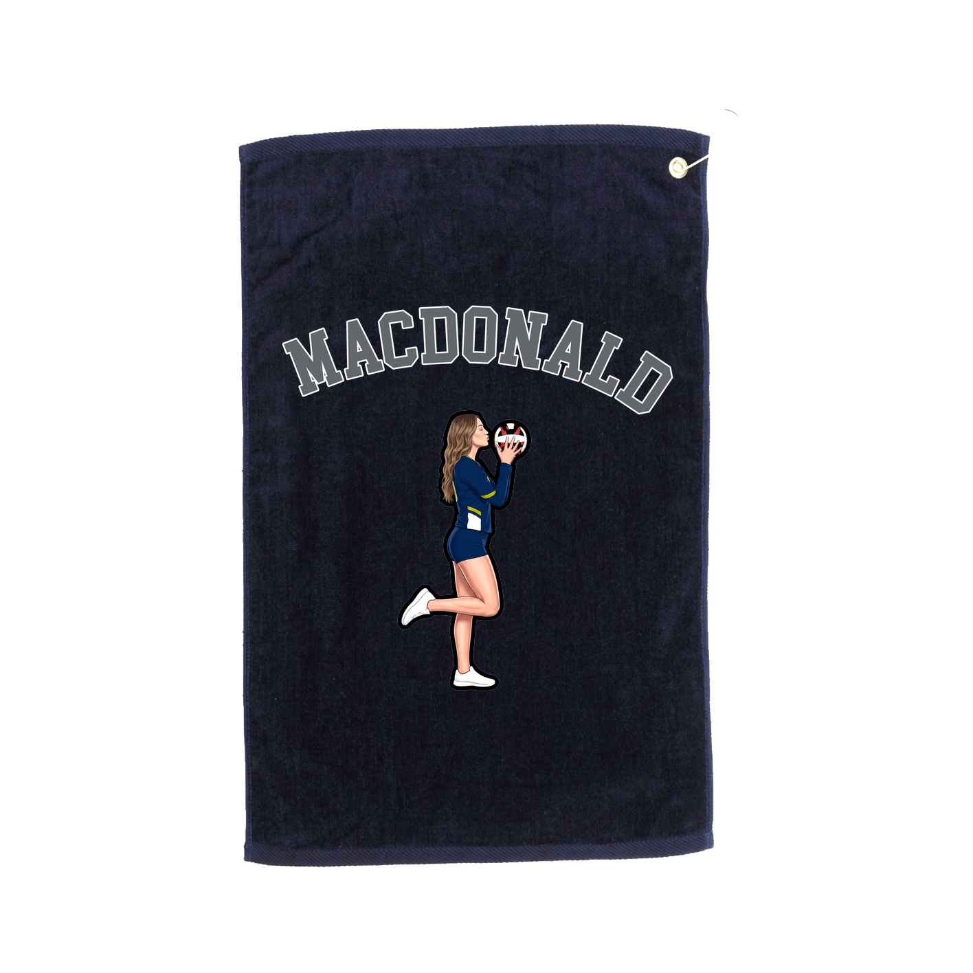 Golf Towel — Shirsey Arch in Navy