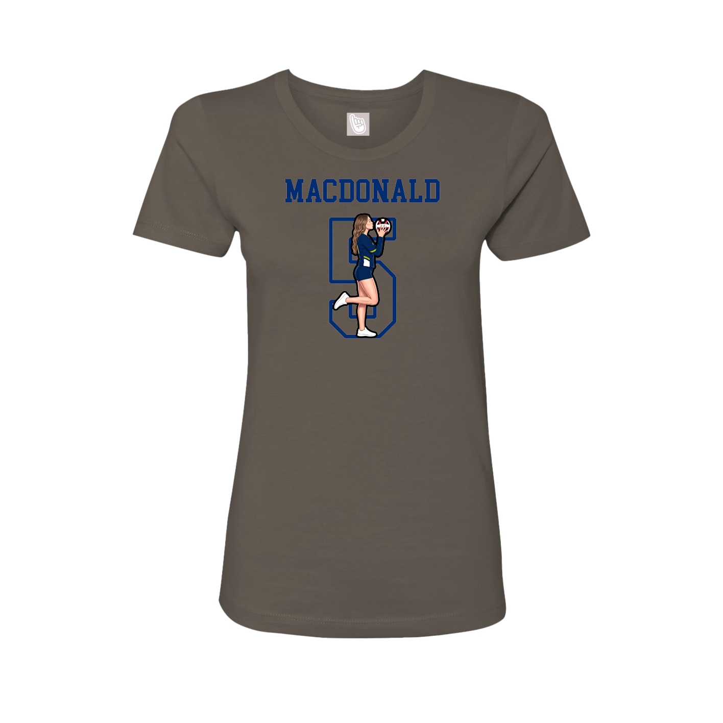 Fitted Women's Tee — Shirsey in Grey