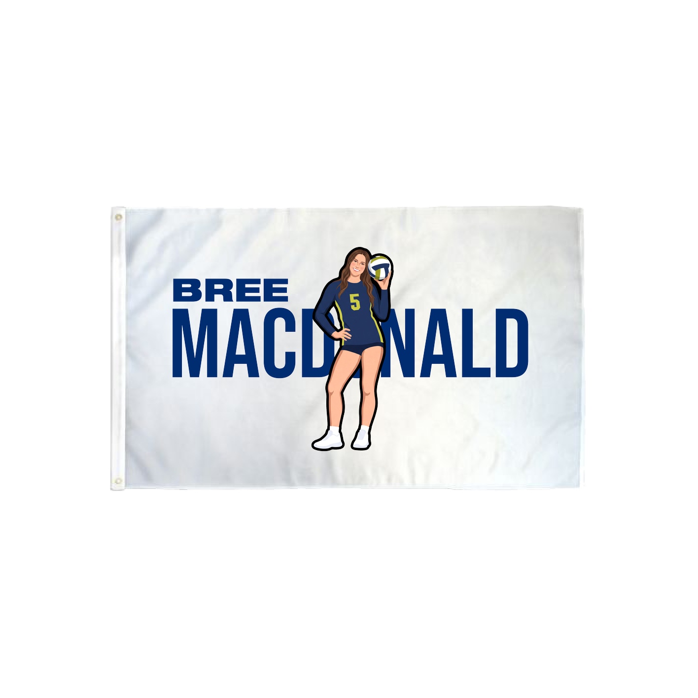 3x5 Flag — Player Name in Classic