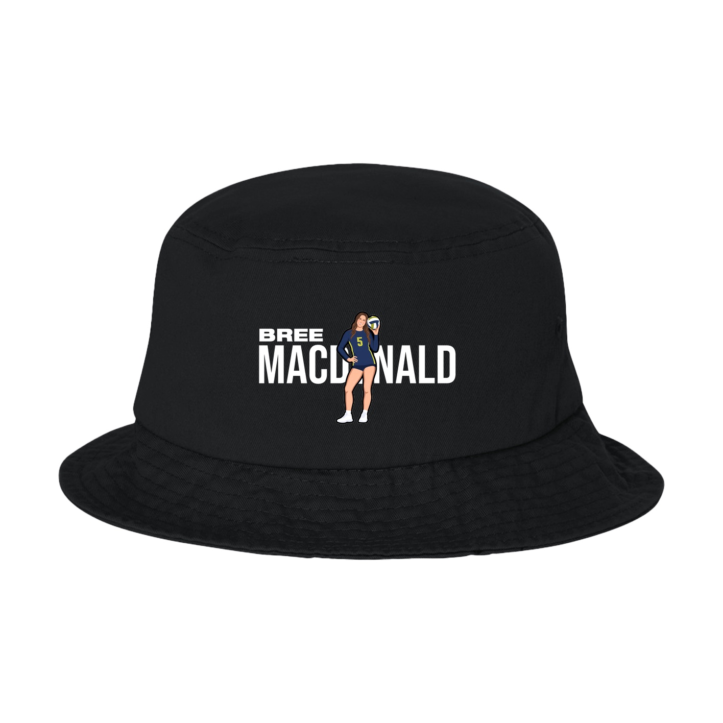 Bucket Cap — Player Name in Black