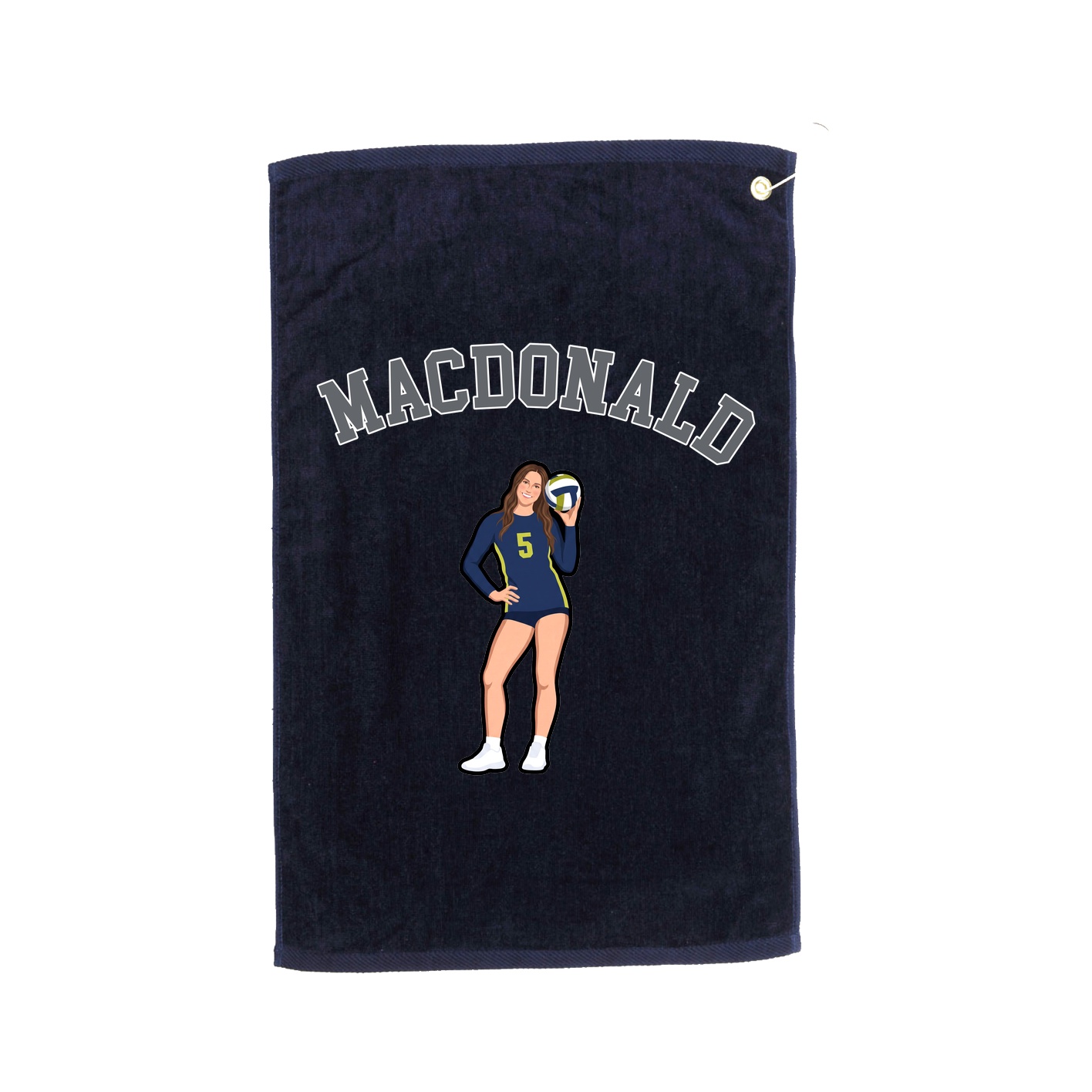 Golf Towel — Shirsey Arch in Navy