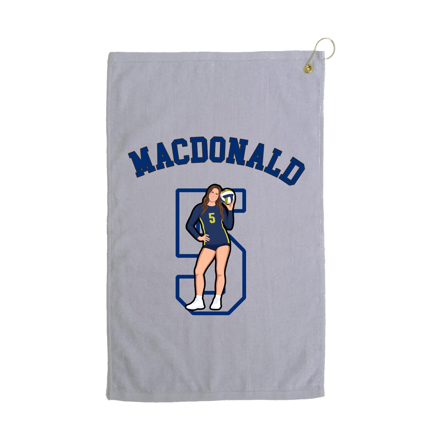 Golf Towel — Shirsey Arch in Grey