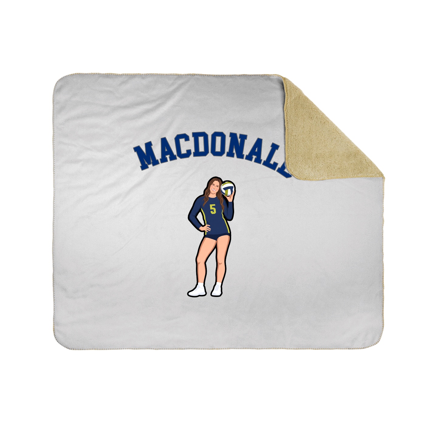 Throw Blanket — Shirsey Arch in White