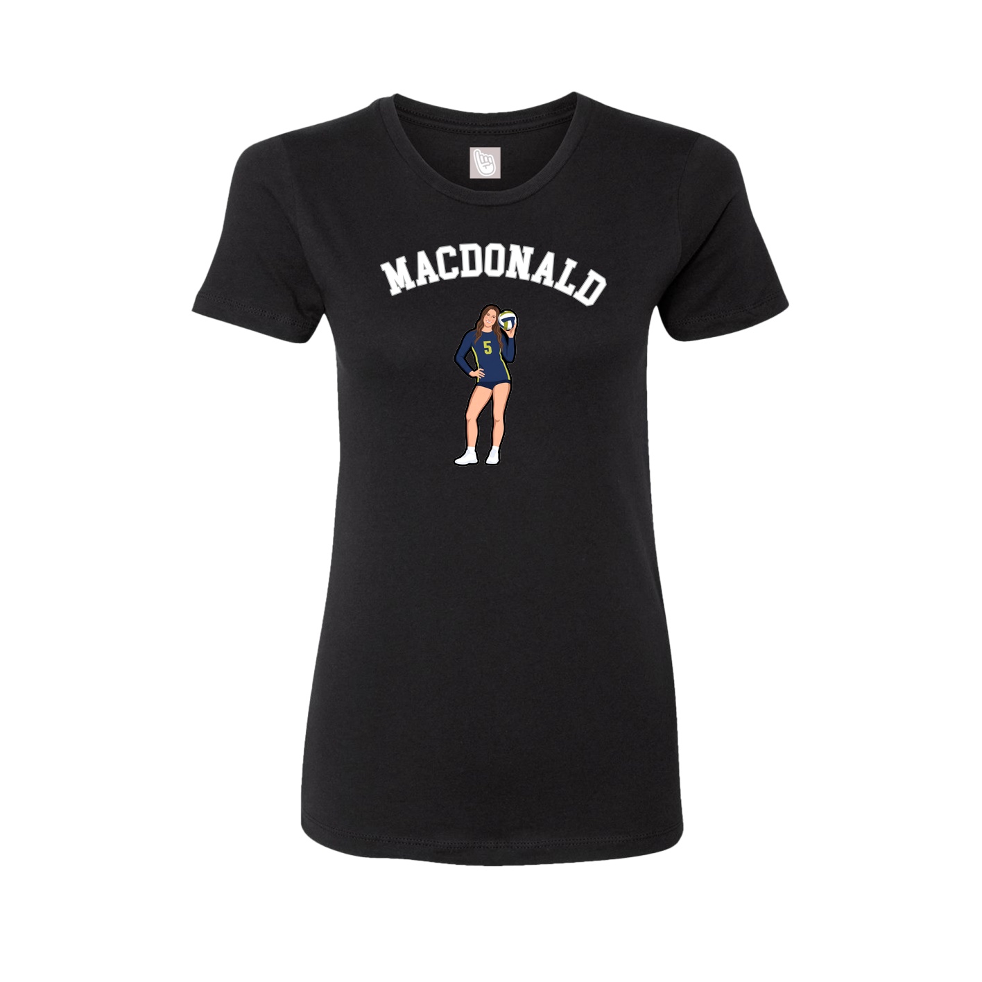 Womens Tee — Shirsey Arch in Black