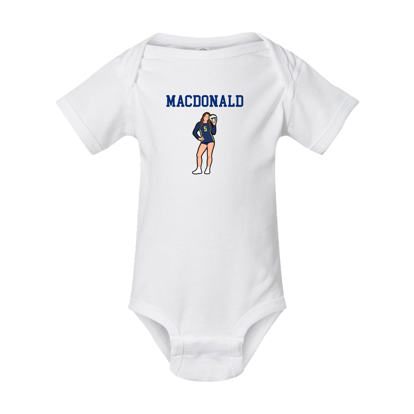 Baby Onesie — Shirsey in White