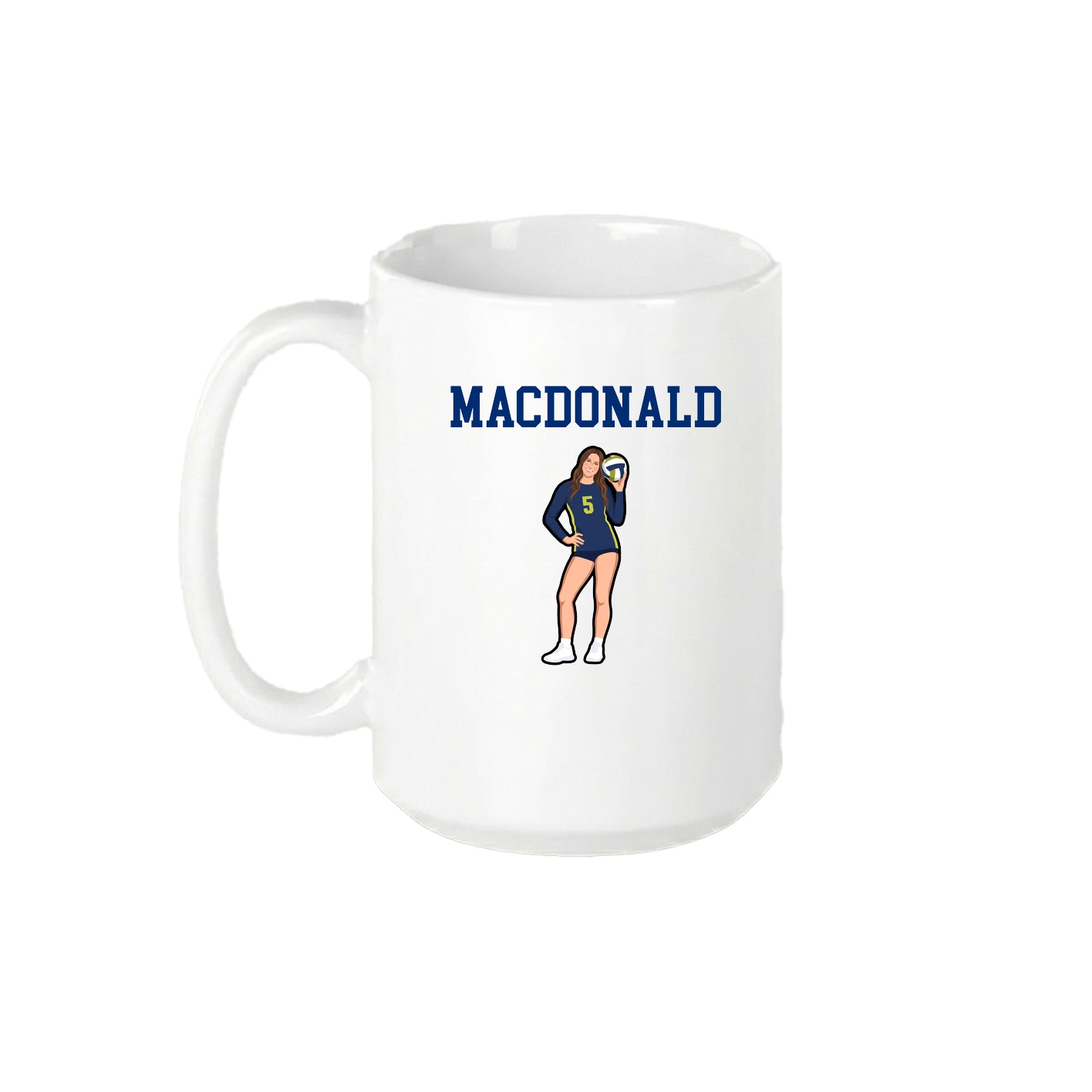 15oz Coffee Mug — Shirsey in White
