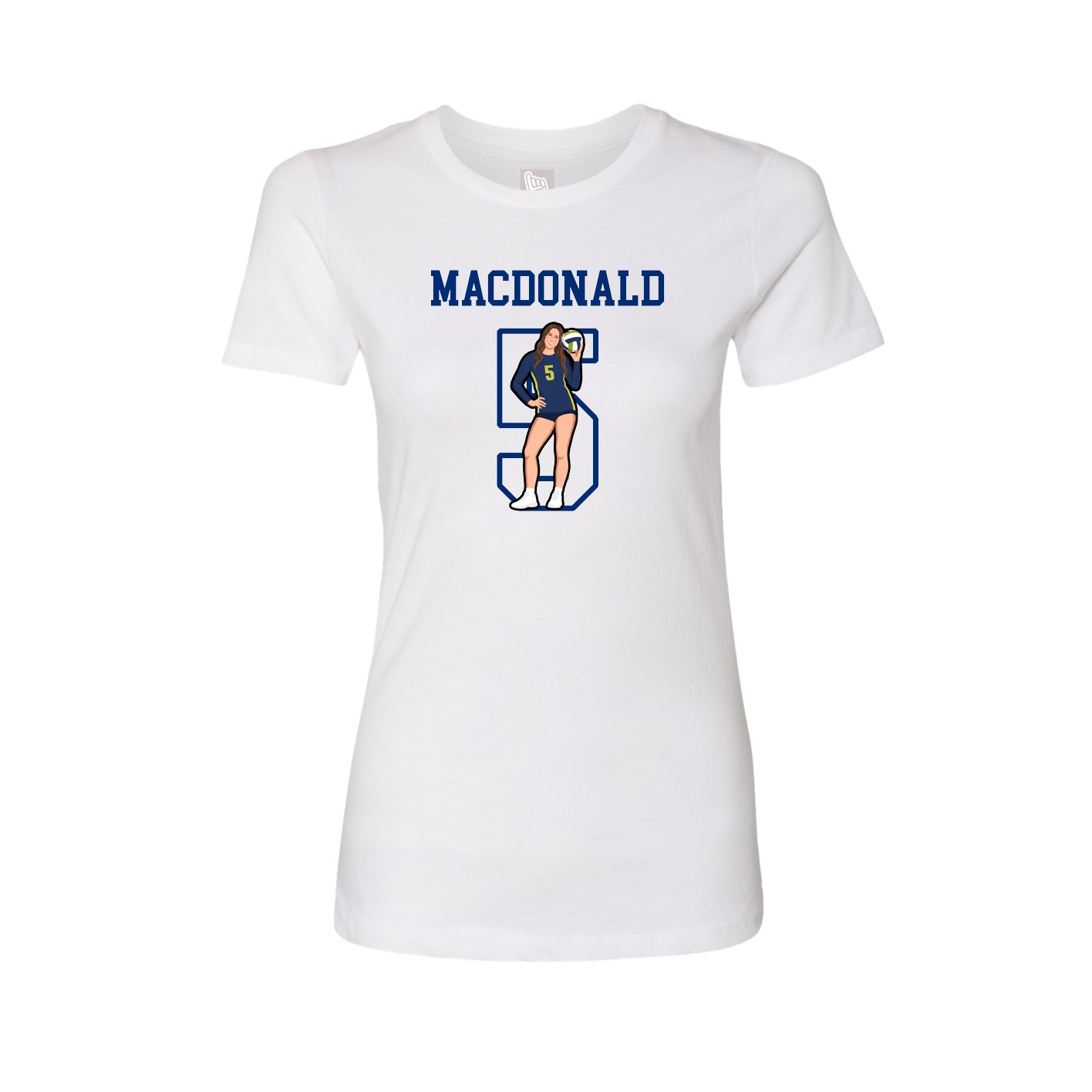 Fitted Women's Tee — Shirsey in White