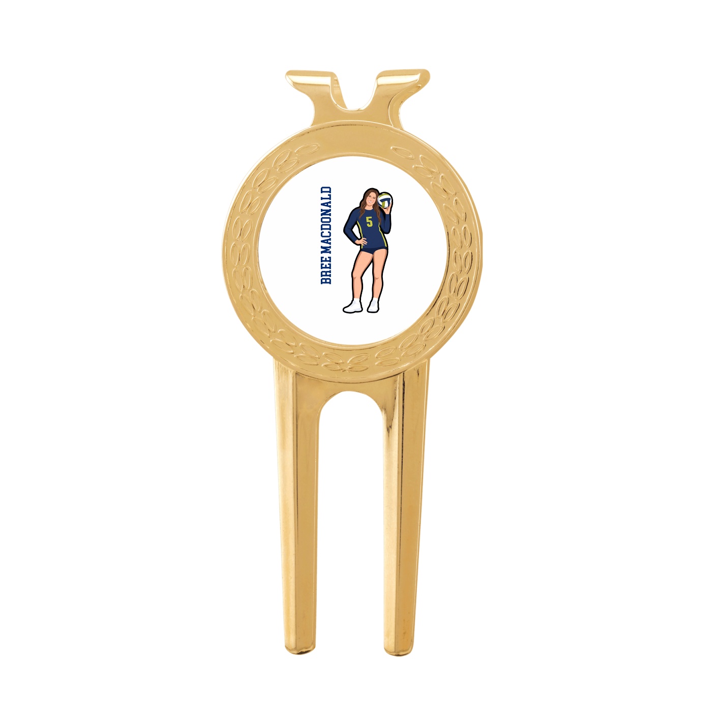 Divot Tool with Ball Marker — Name Vertical in Classic