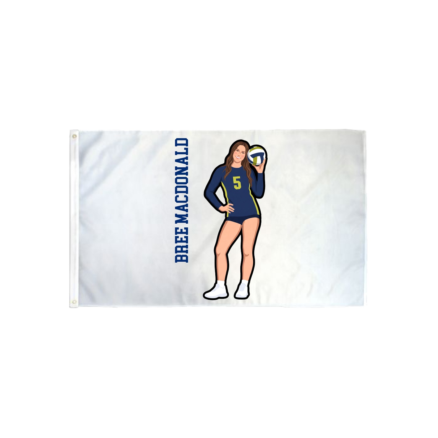 3x5 Flag — Name Vertical in Classic