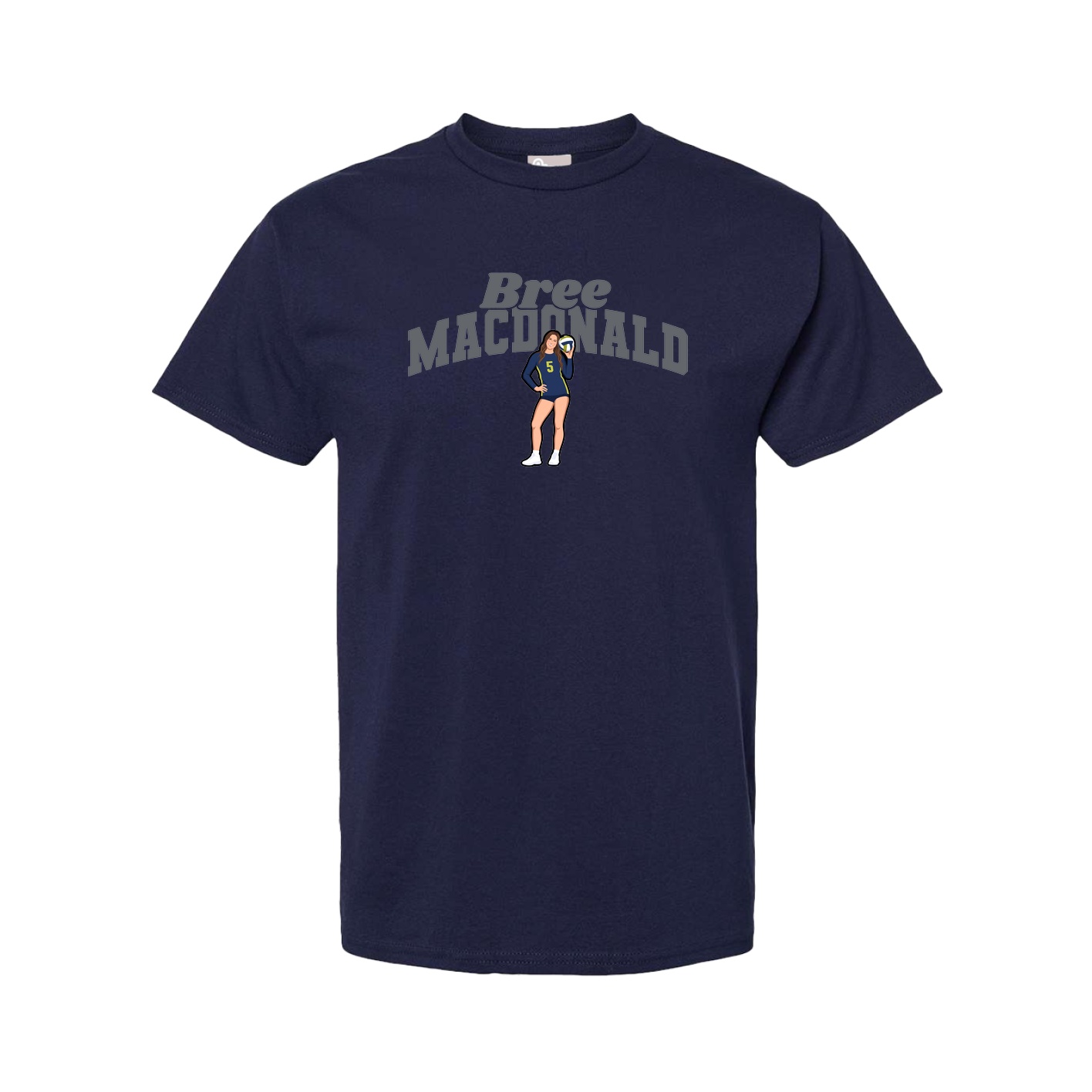 Tee — Signature Arch in Navy