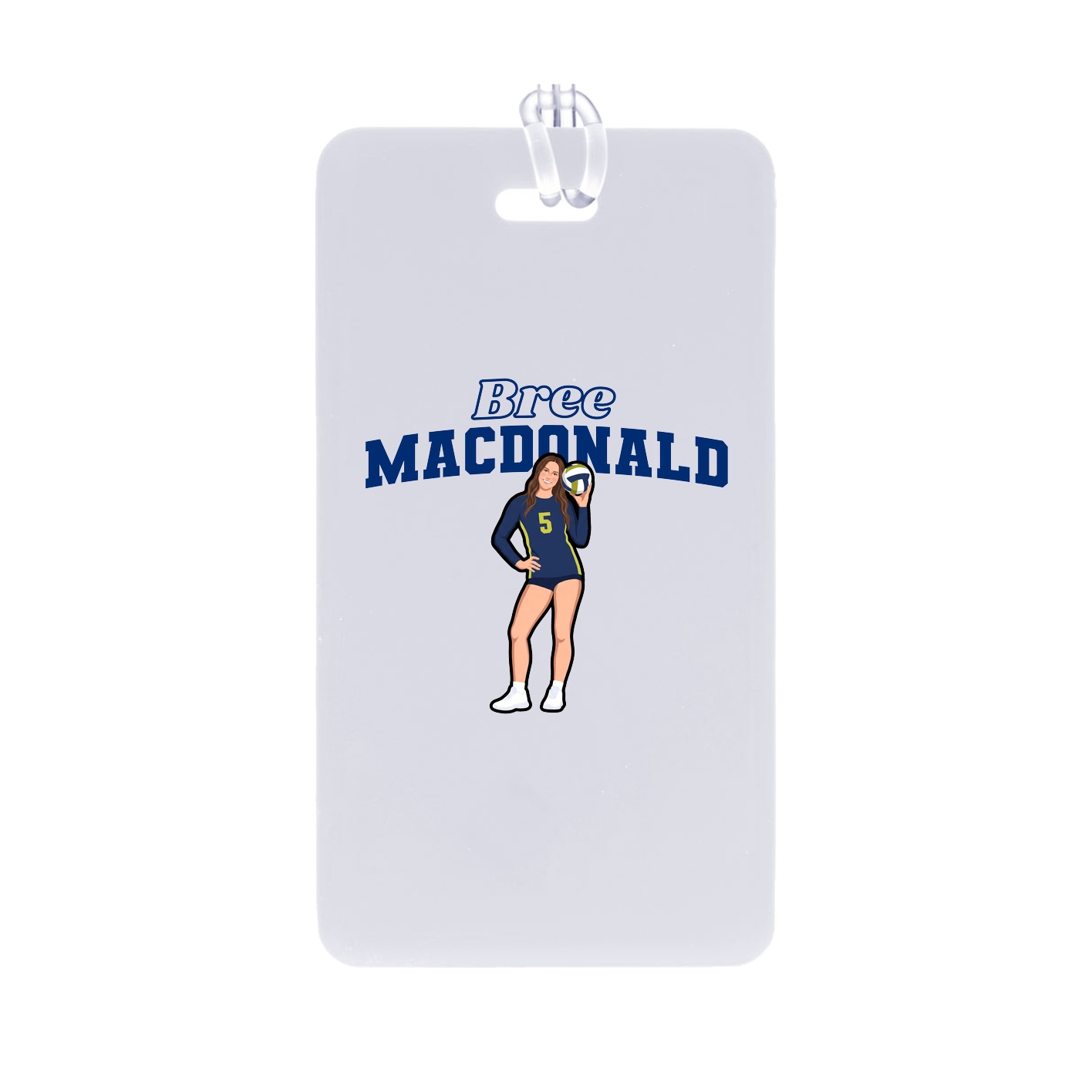 Bag Tag — Name Arch in Classic