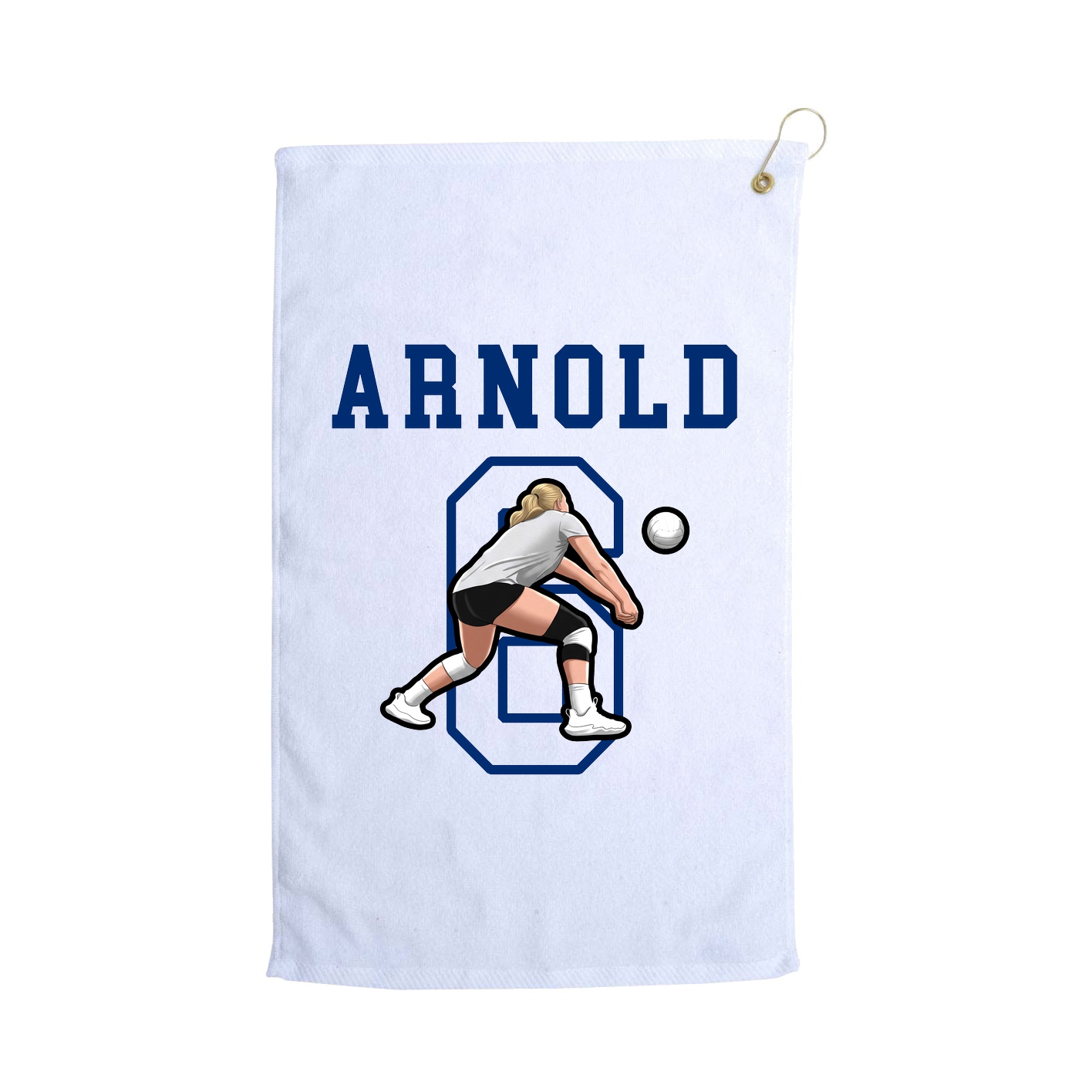 Golf Towel — Shirsey in White
